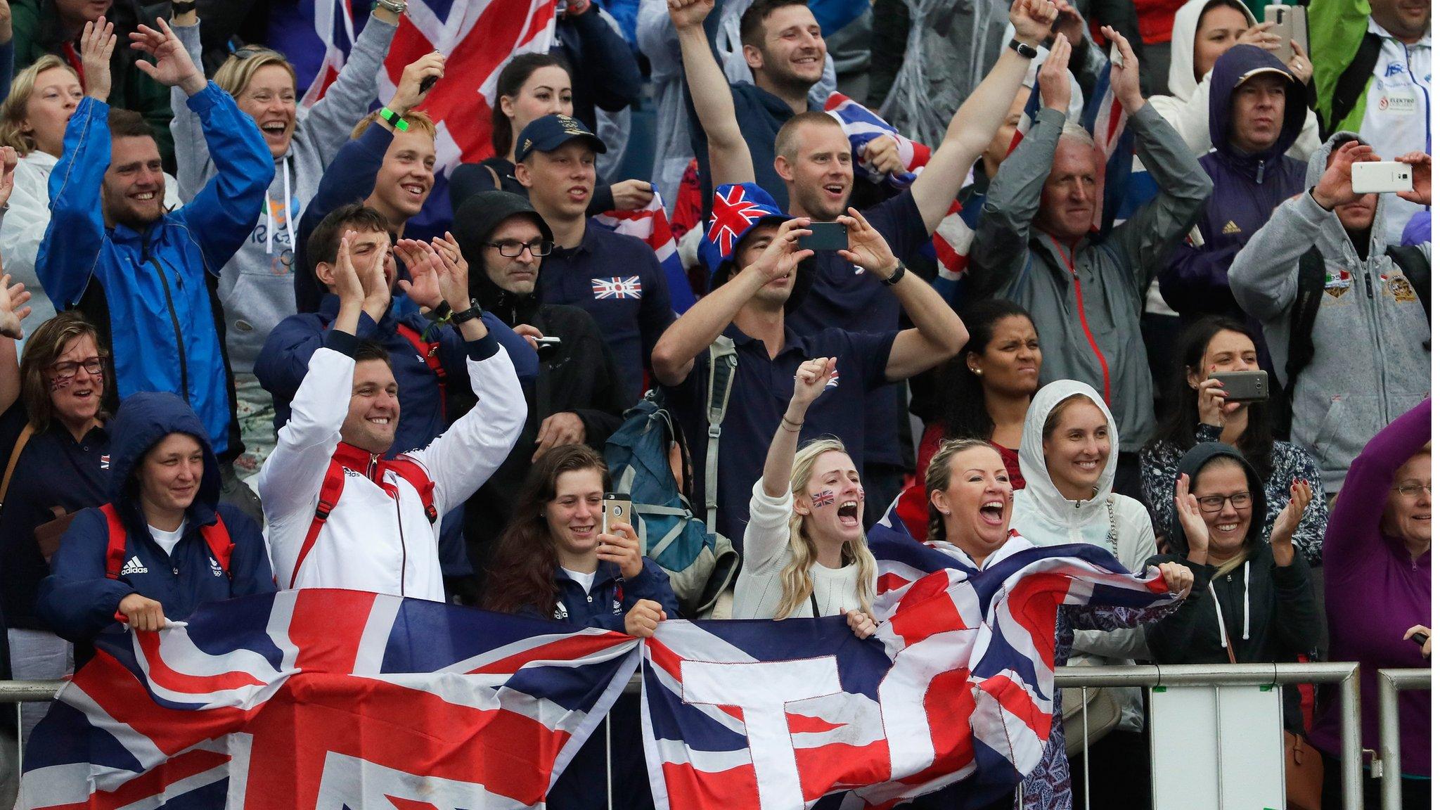 GB fans celebrate