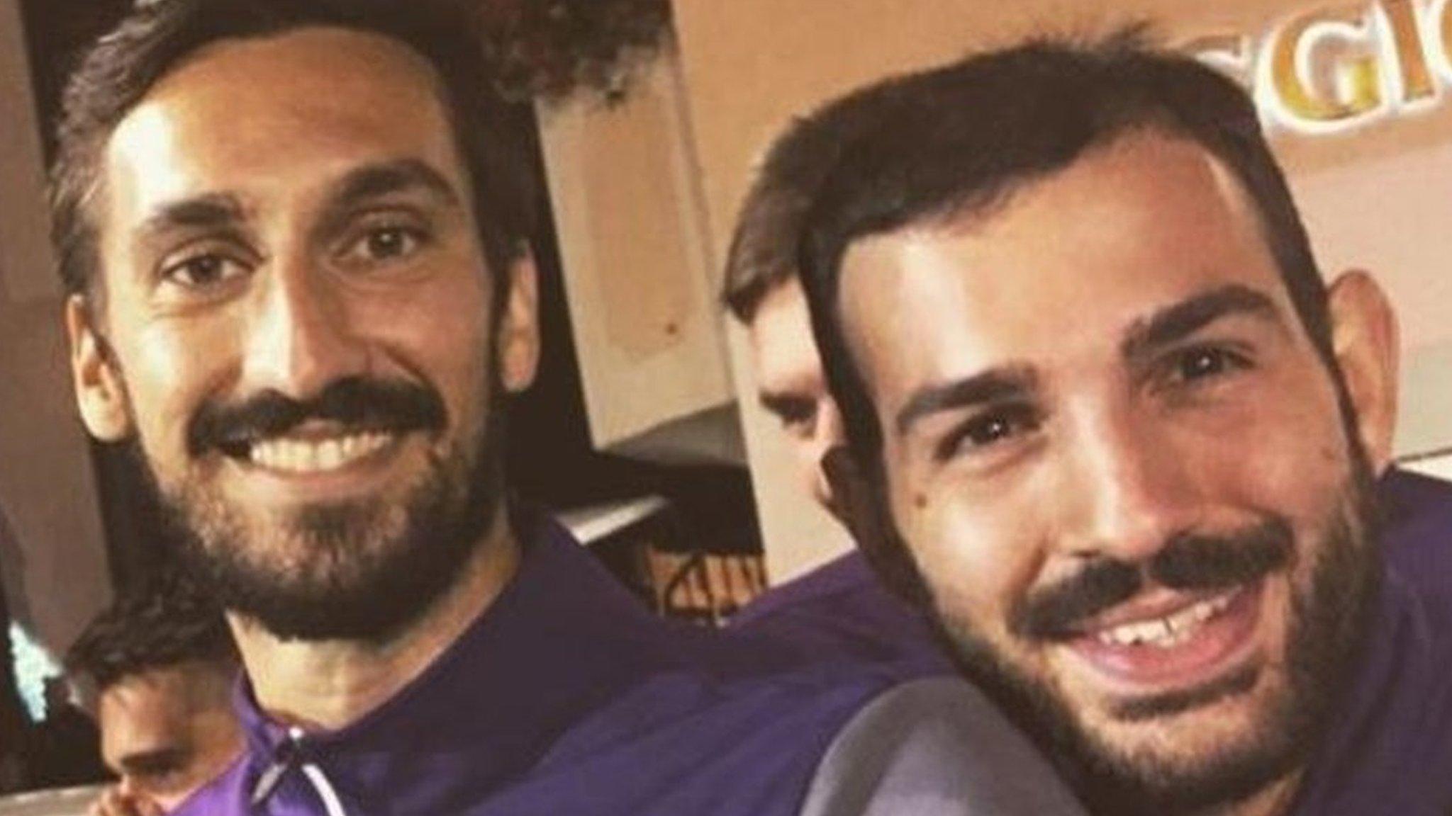 Davide Astori (left) and Riccardo Saponara