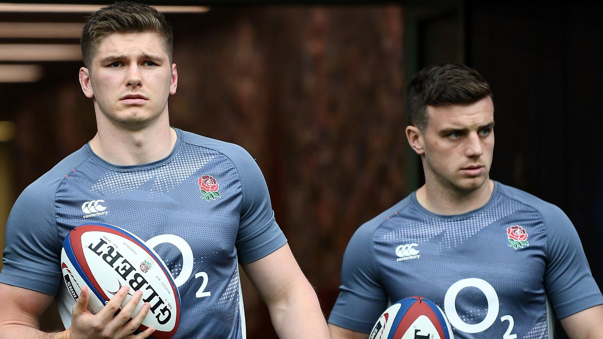 Owen Farrell and George Ford