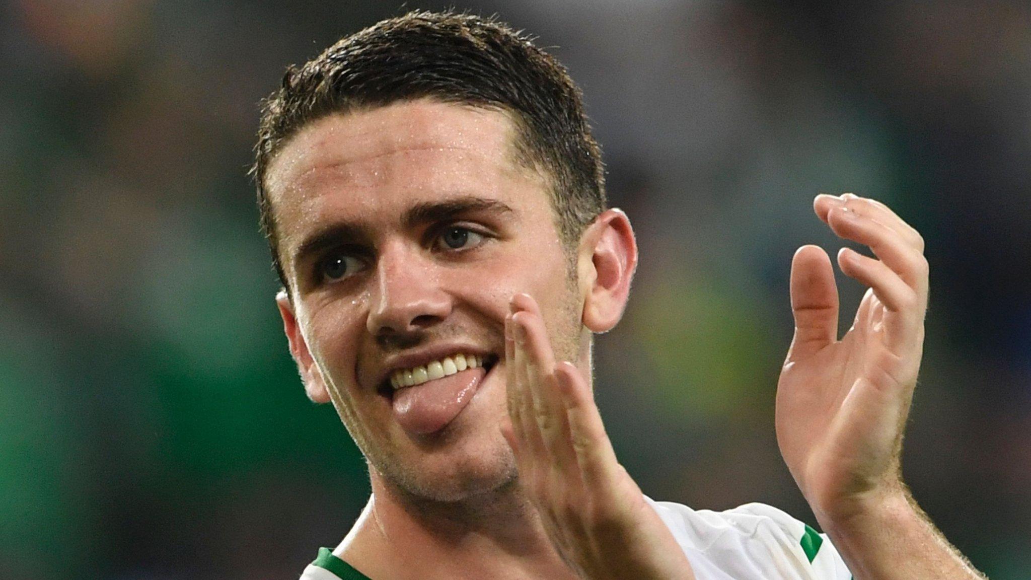 Robbie Brady celebrates