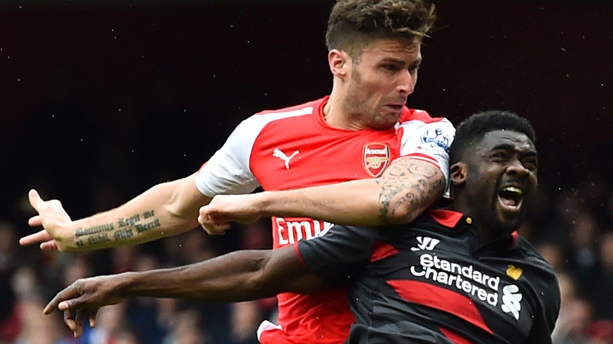 Olivier Giroud & Kolo Toure