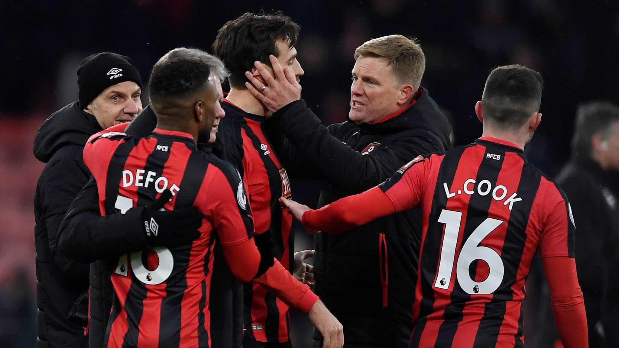 Bournemouth manager Eddie Howe