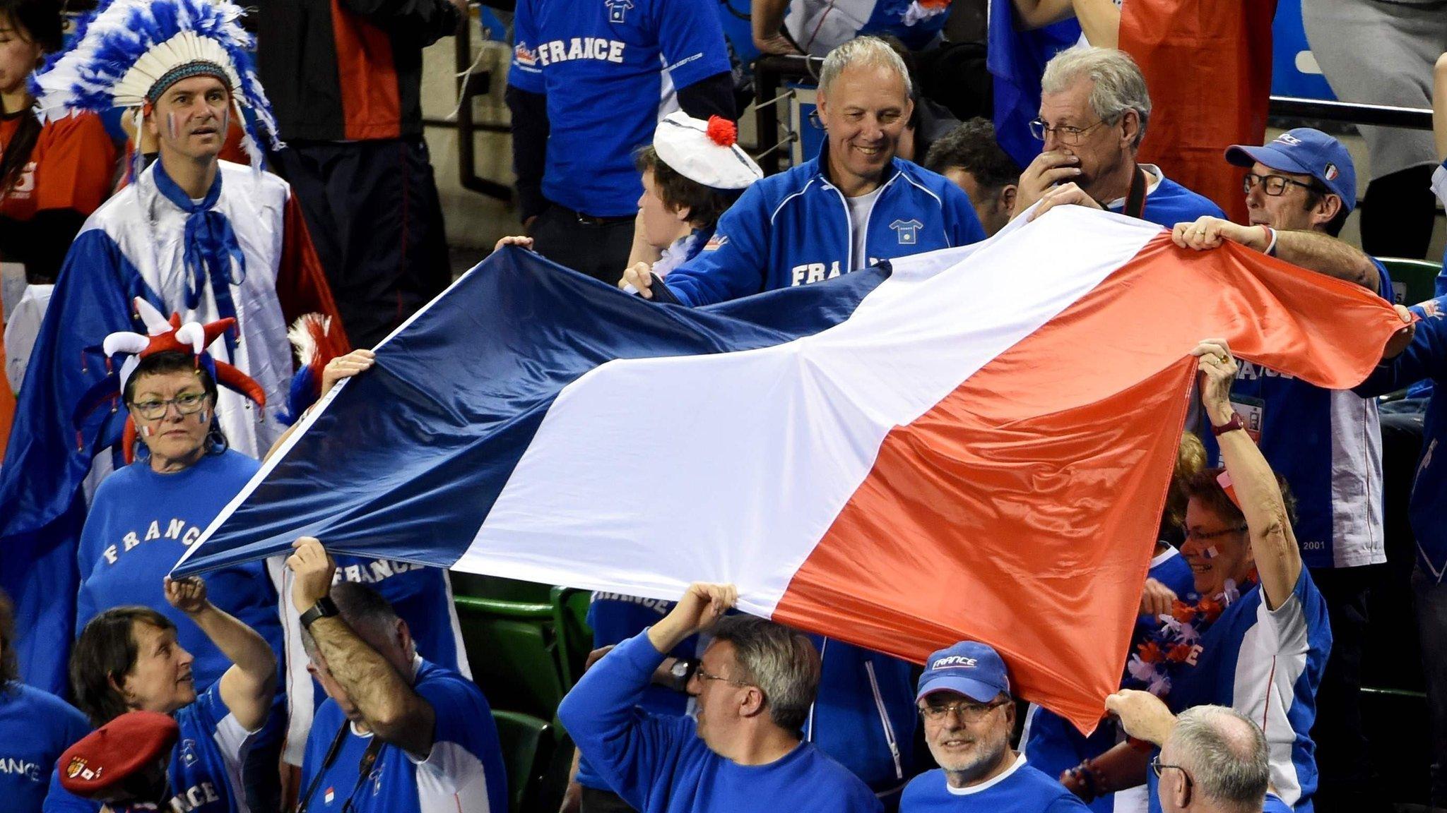 France fans in Tokyo