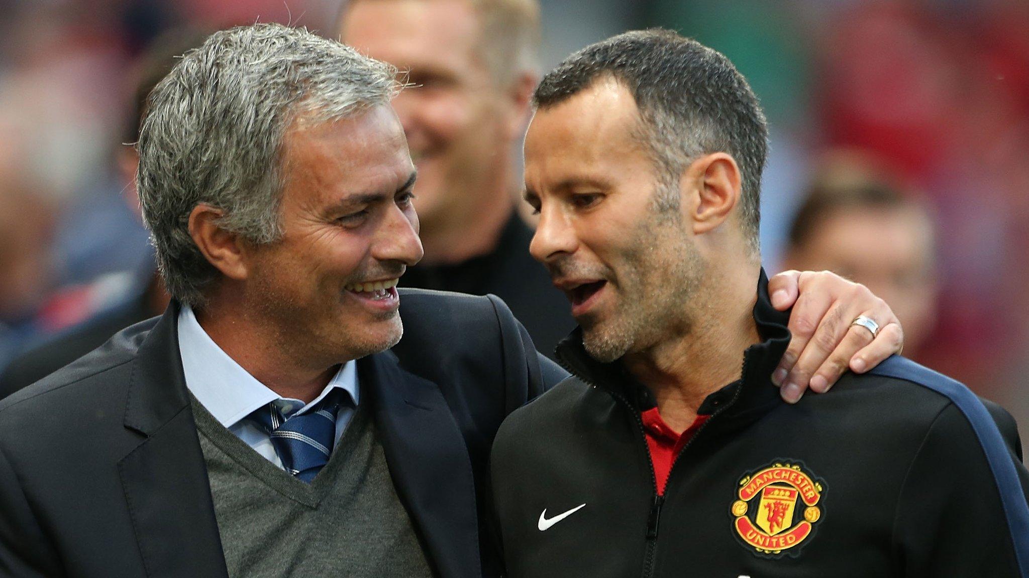 Jose Mourinho and Ryan Giggs