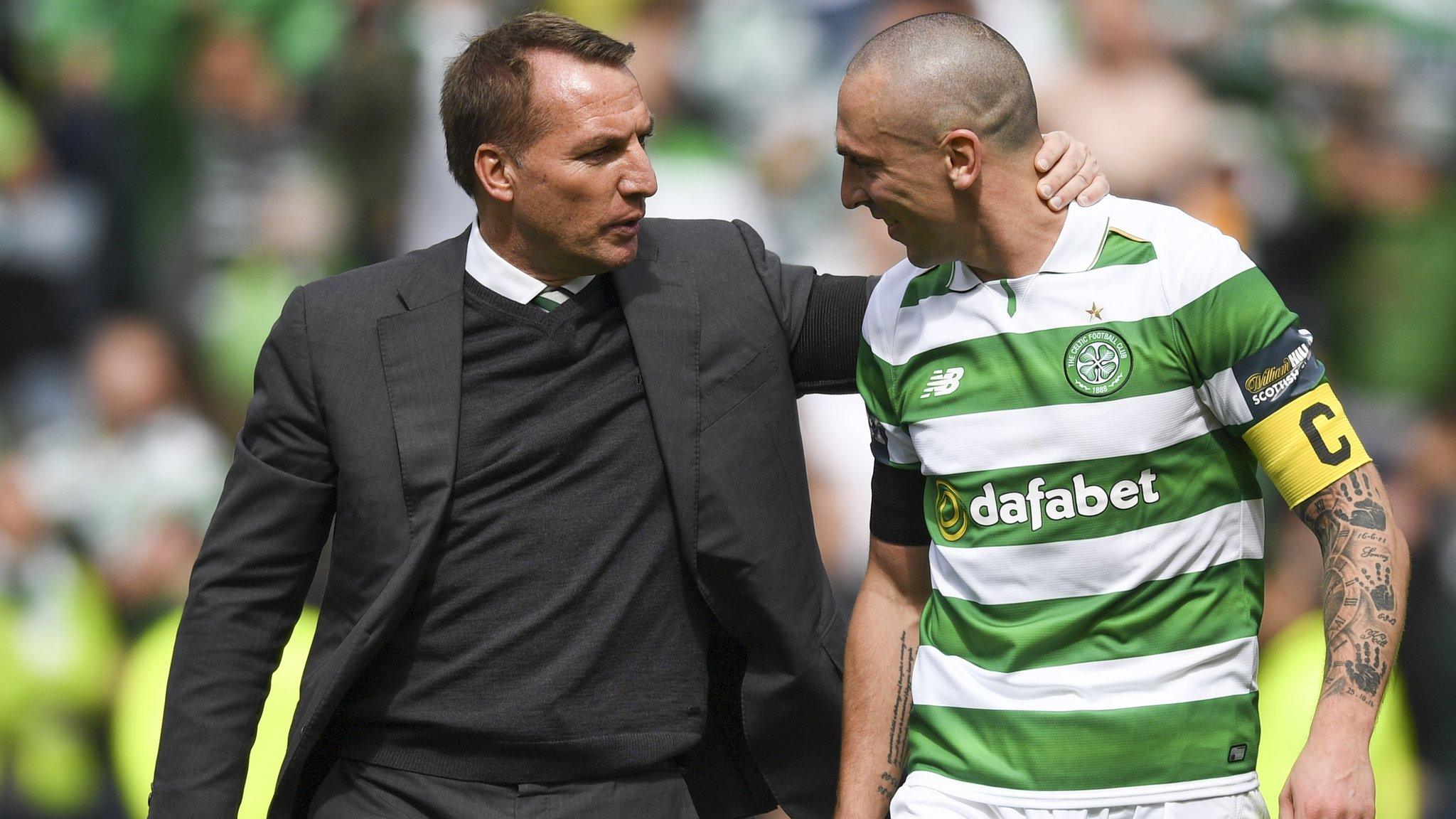 Brendan Rodgers and Scott Brown