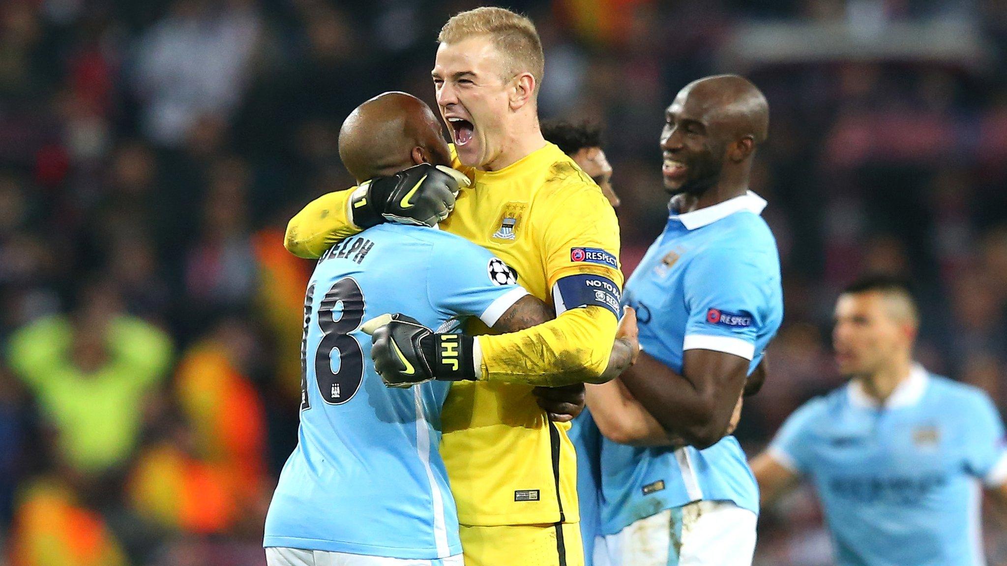 Manchester City celebrate