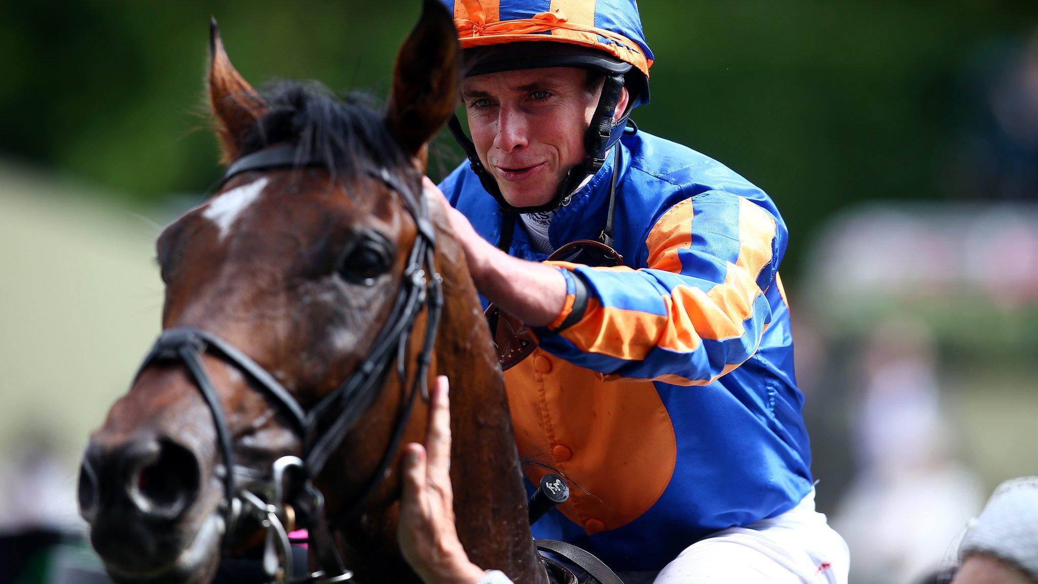 Ryan Moore rode Order of St George to a second Irish St Leger triumph