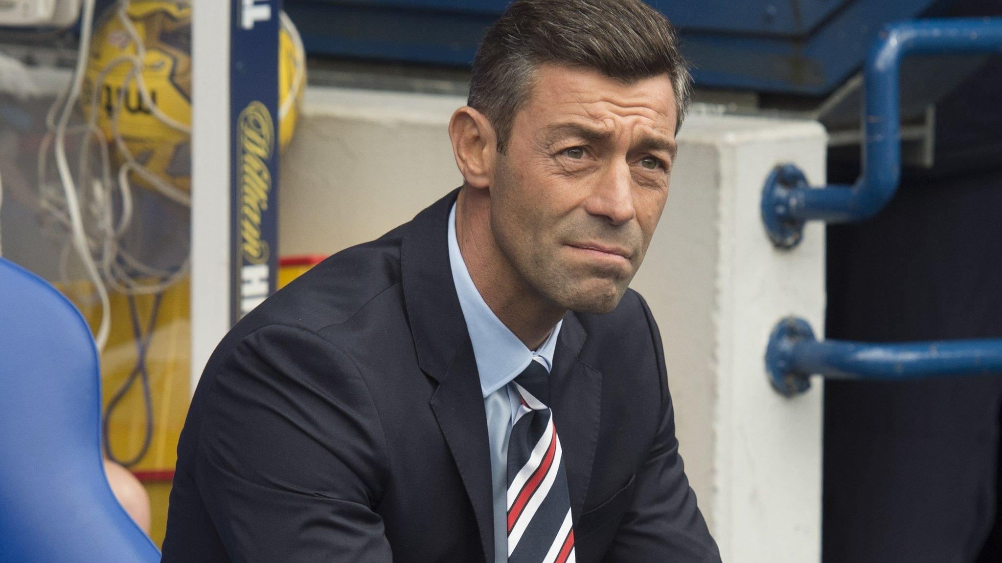 Rangers manager Pedro Caixinha