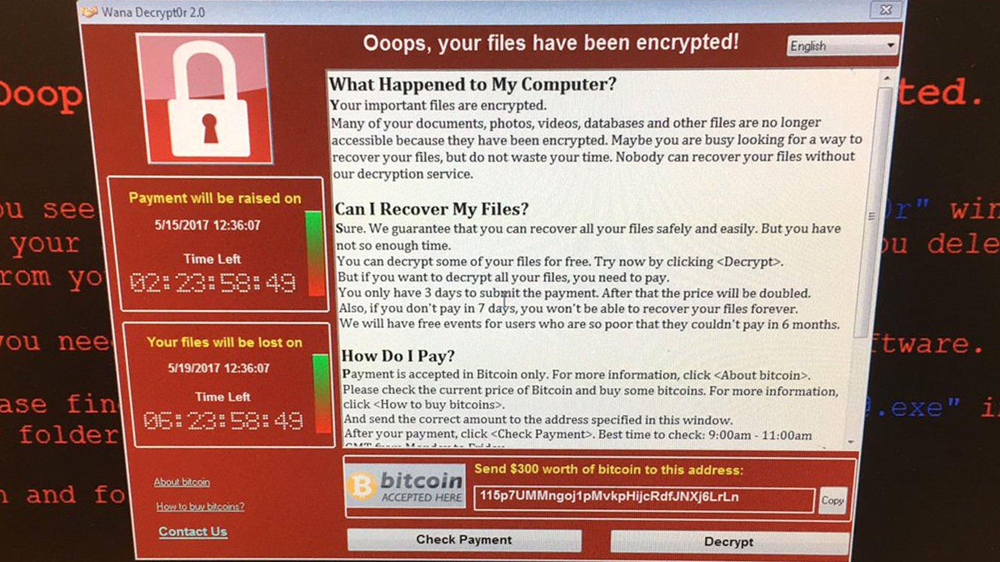 WannaCry attack