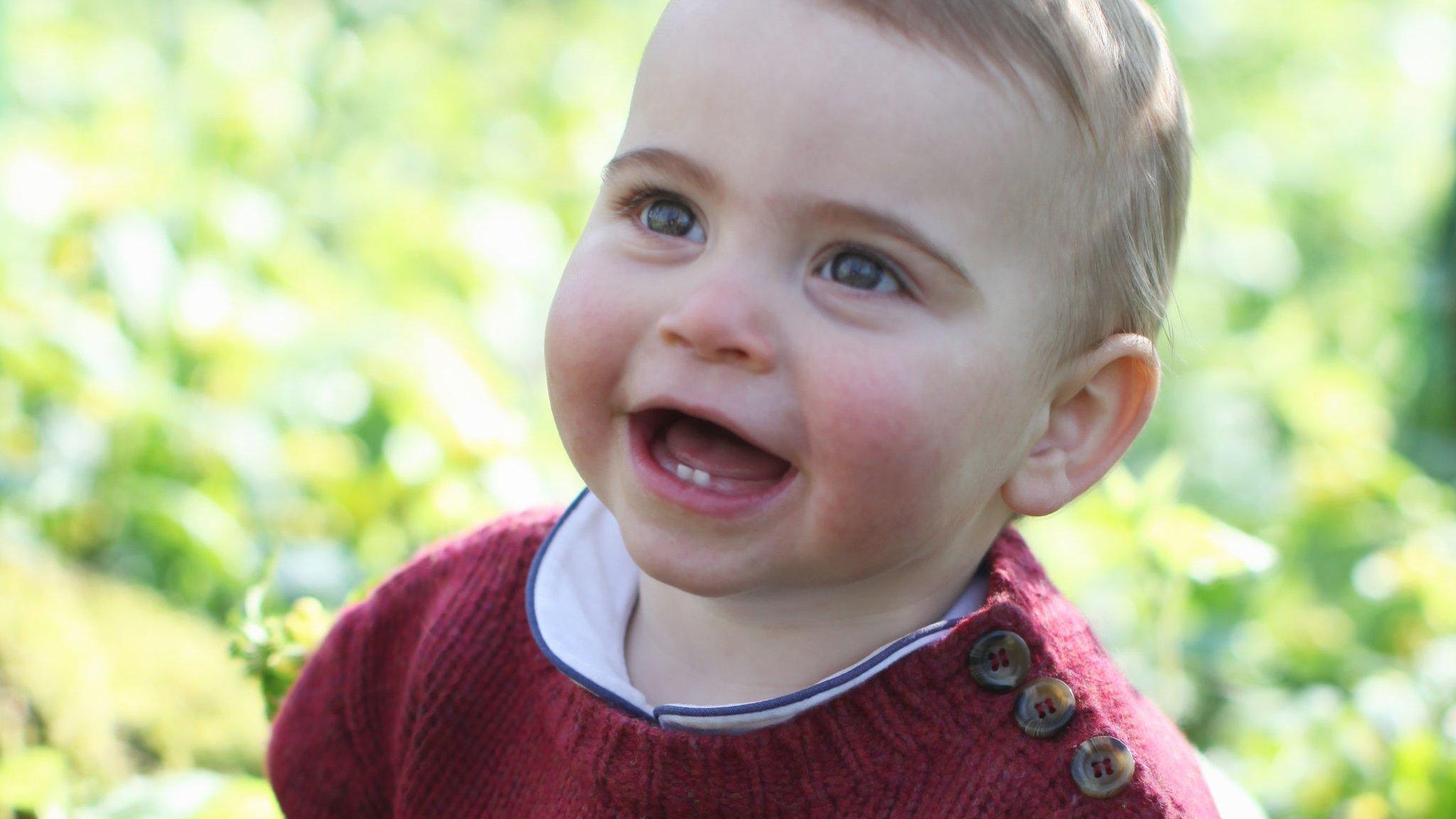 Prince Louis smiling