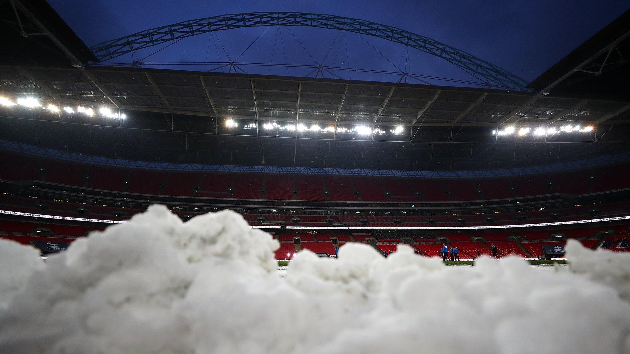 Snow at Wembley