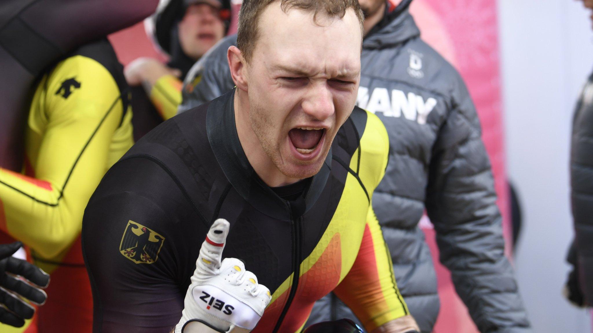 Francesco Friedrich celebrates