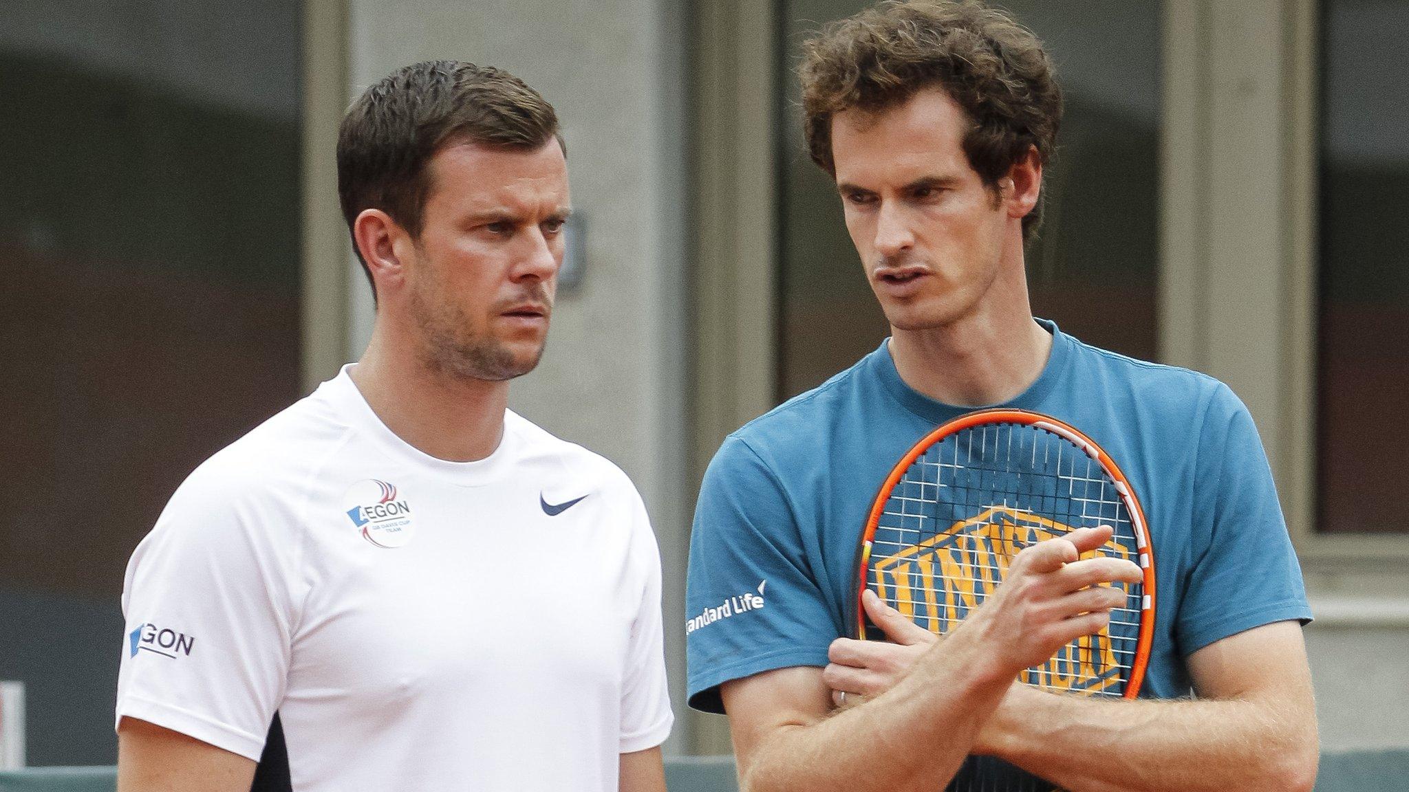 Leon Smith and Andy Murray