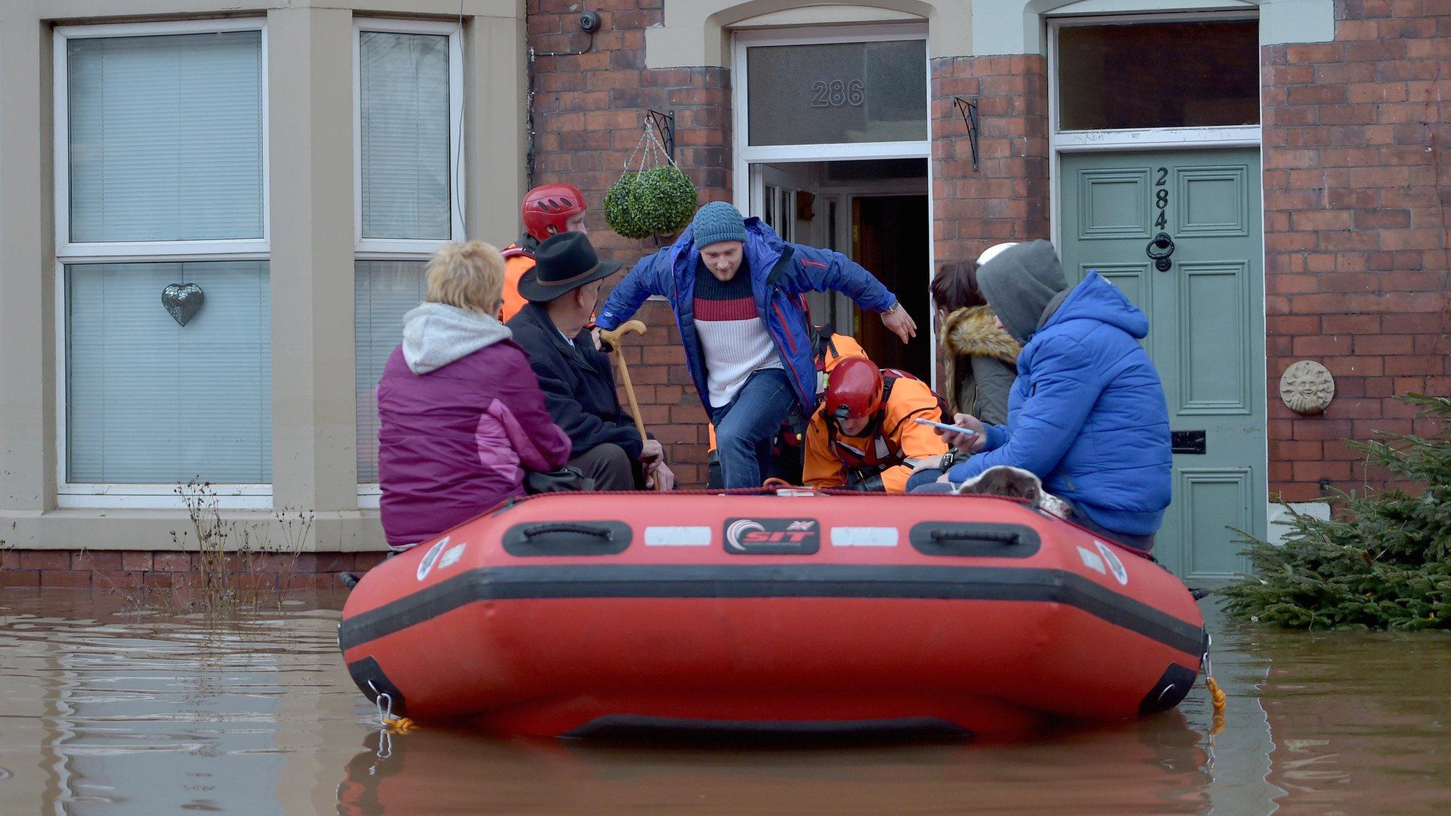 Rescuers in Carlisle