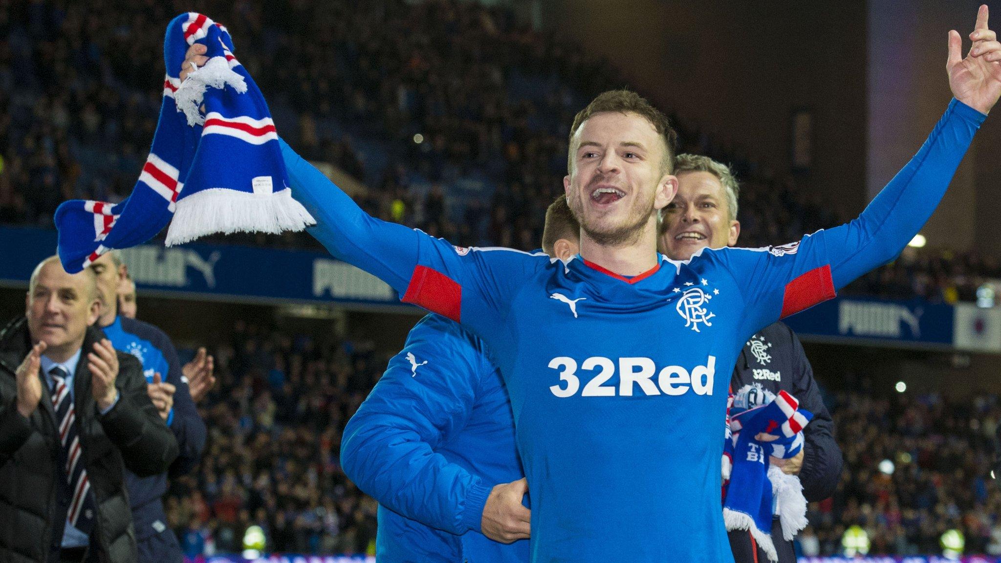 Rangers midfielder Andy Halliday