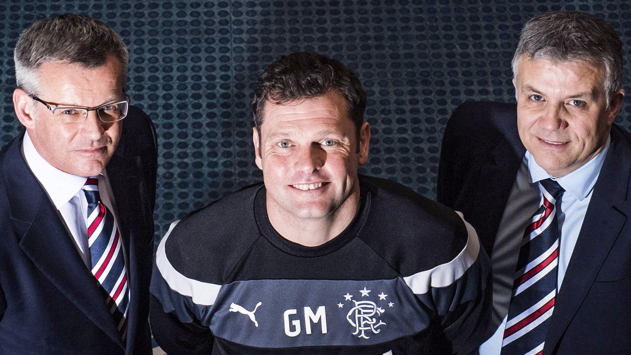 Stewart Robertson, Graeme Murty and Mark Allen