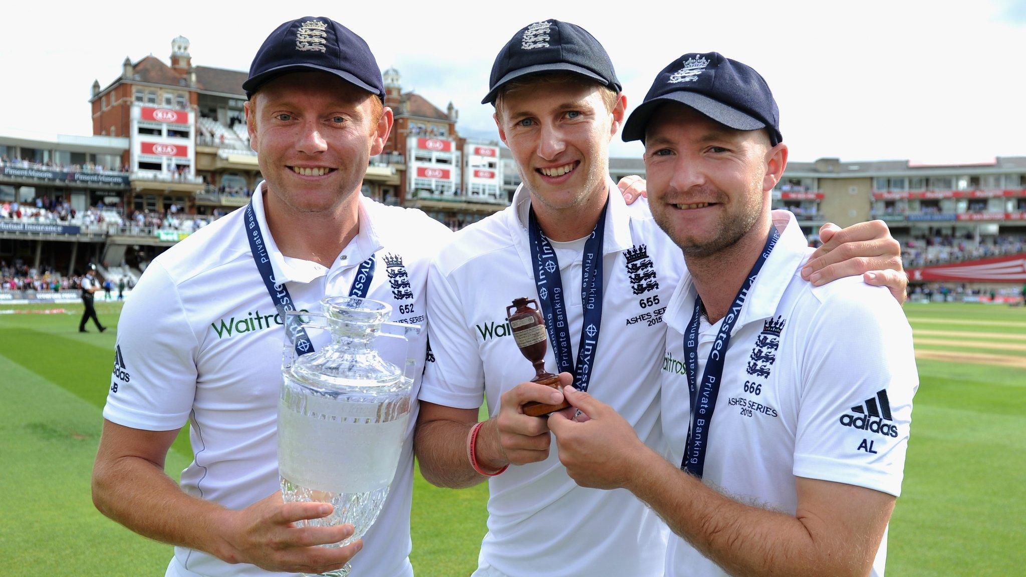 Jonny Bairstow, Joe Root and Adam Lyth