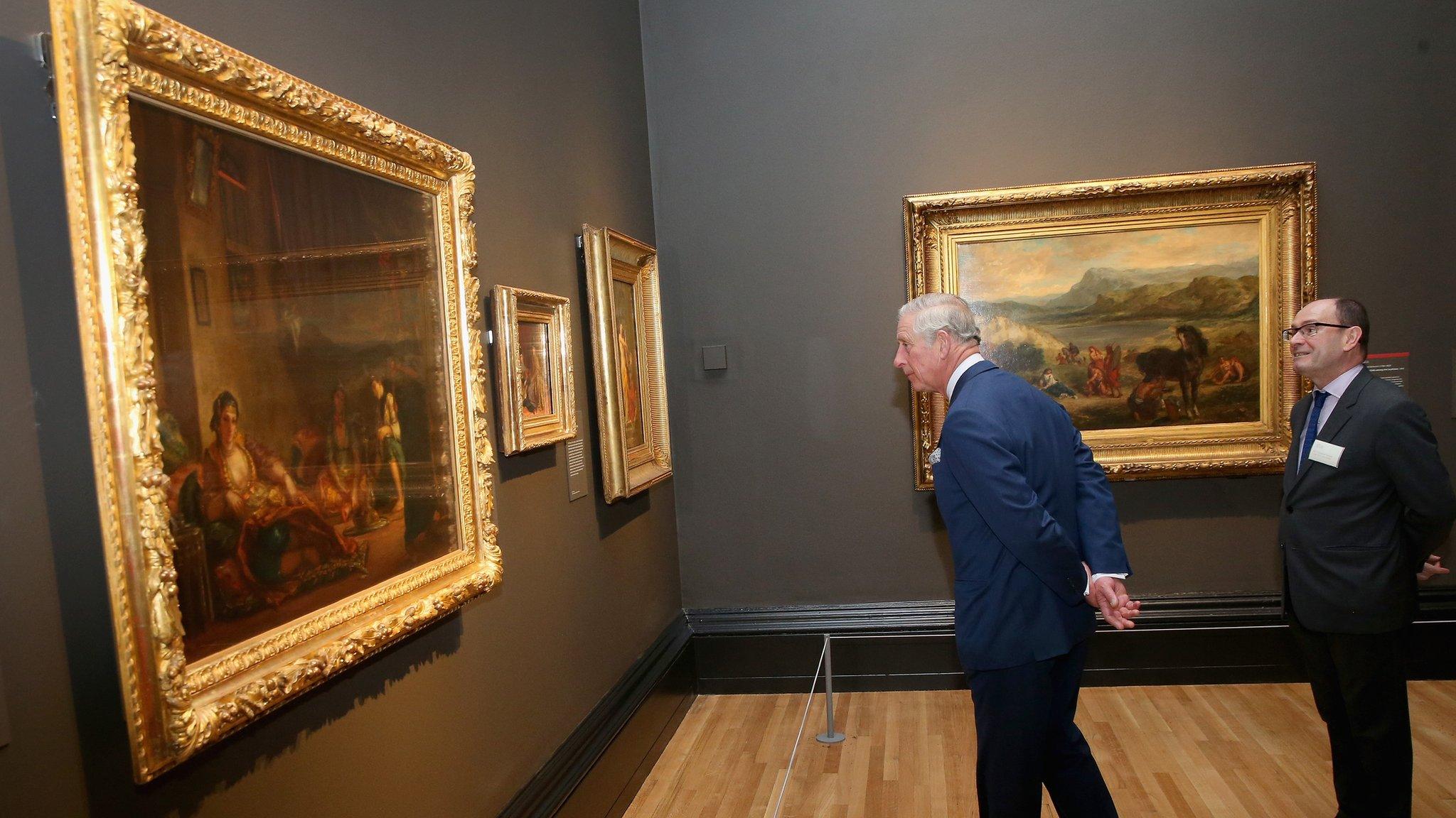 Prince Charles at the National Gallery