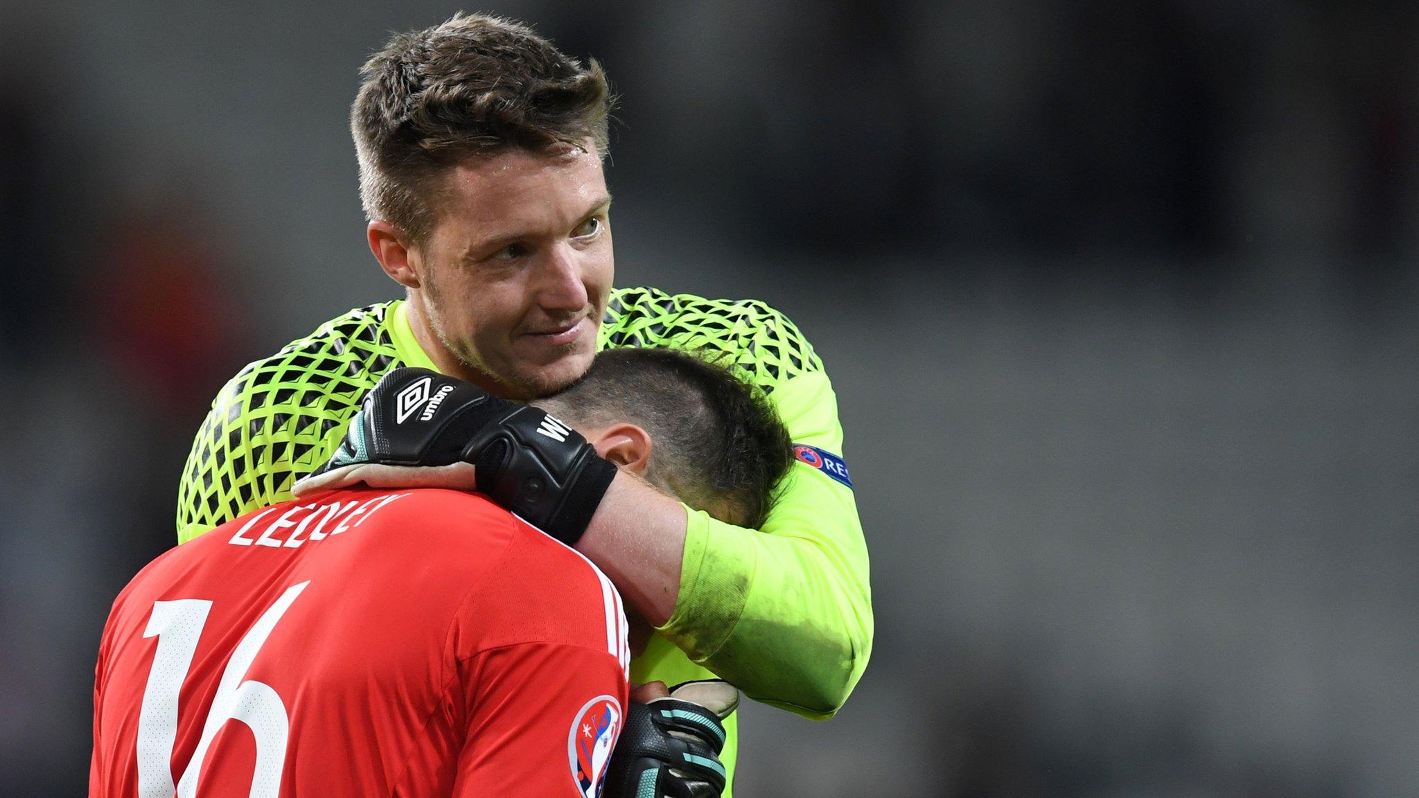 Wayne Hennessey and Joe Ledley