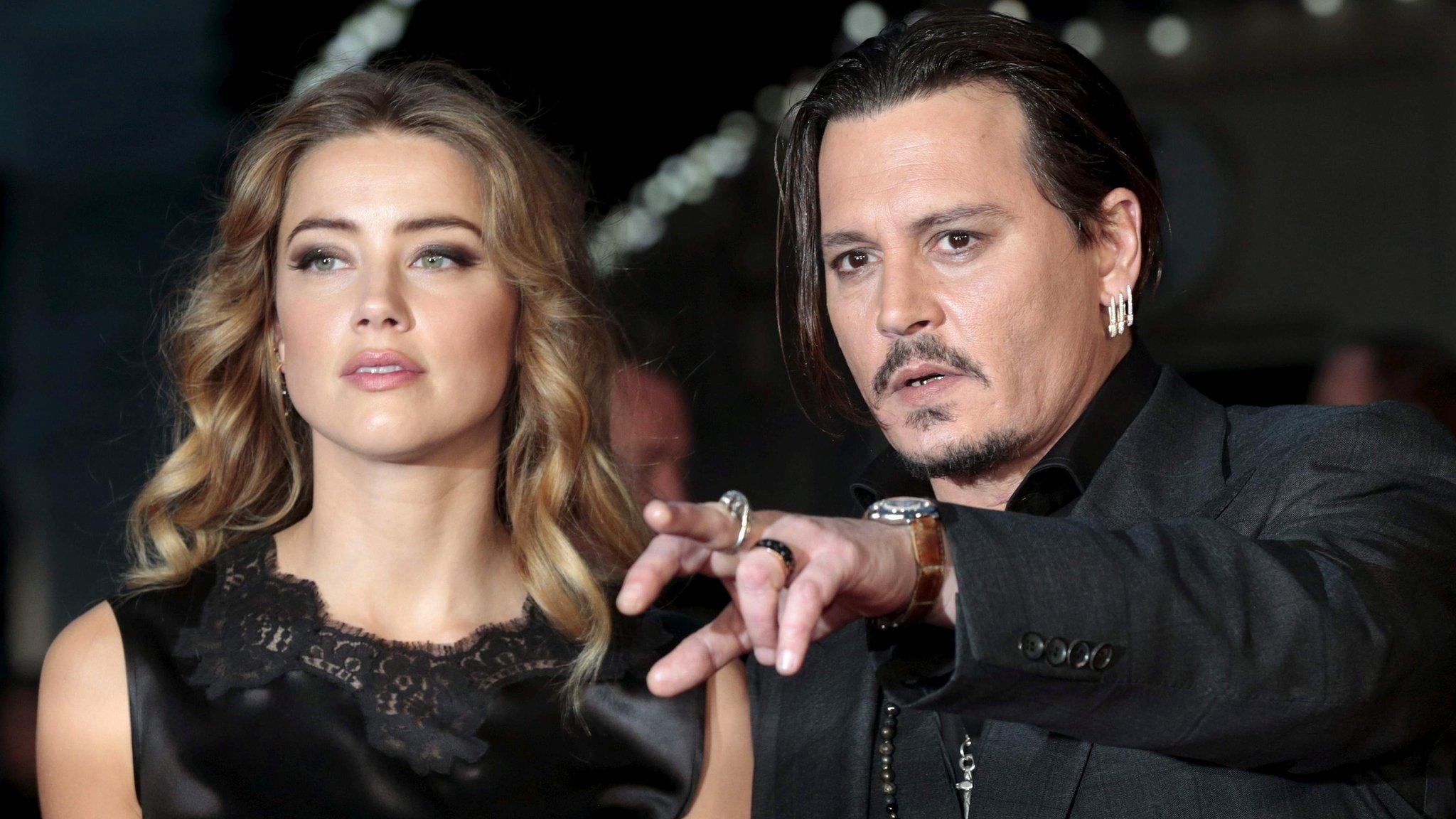 Amber Heard and Johnny Depp in 2015