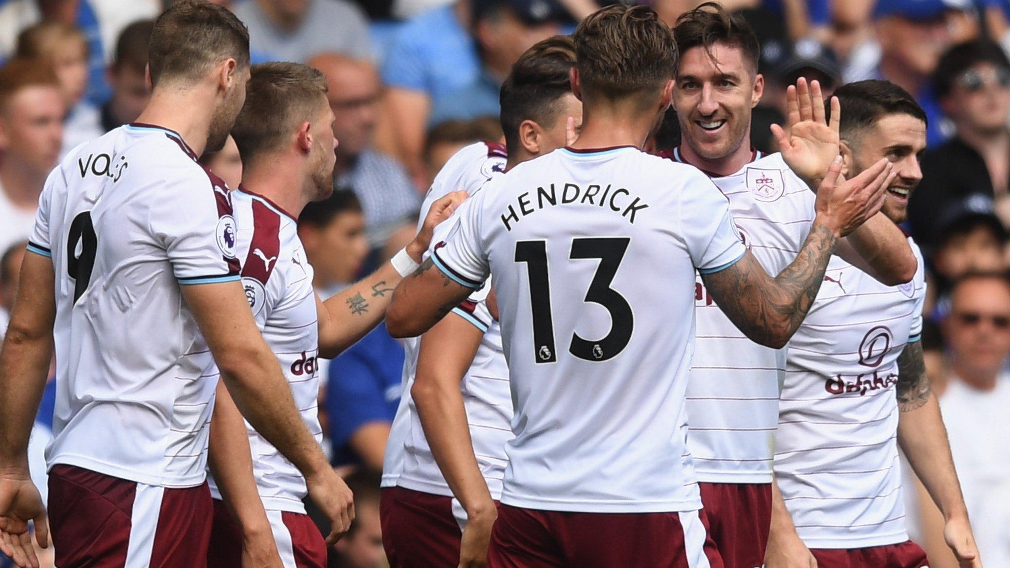 Stephen Ward of Burnley celebrates