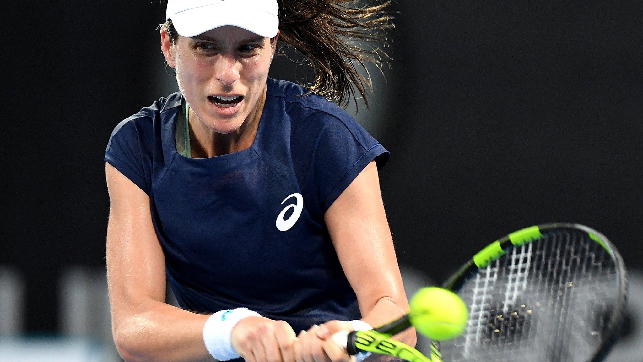 Johanna Konta at the Brisbane International