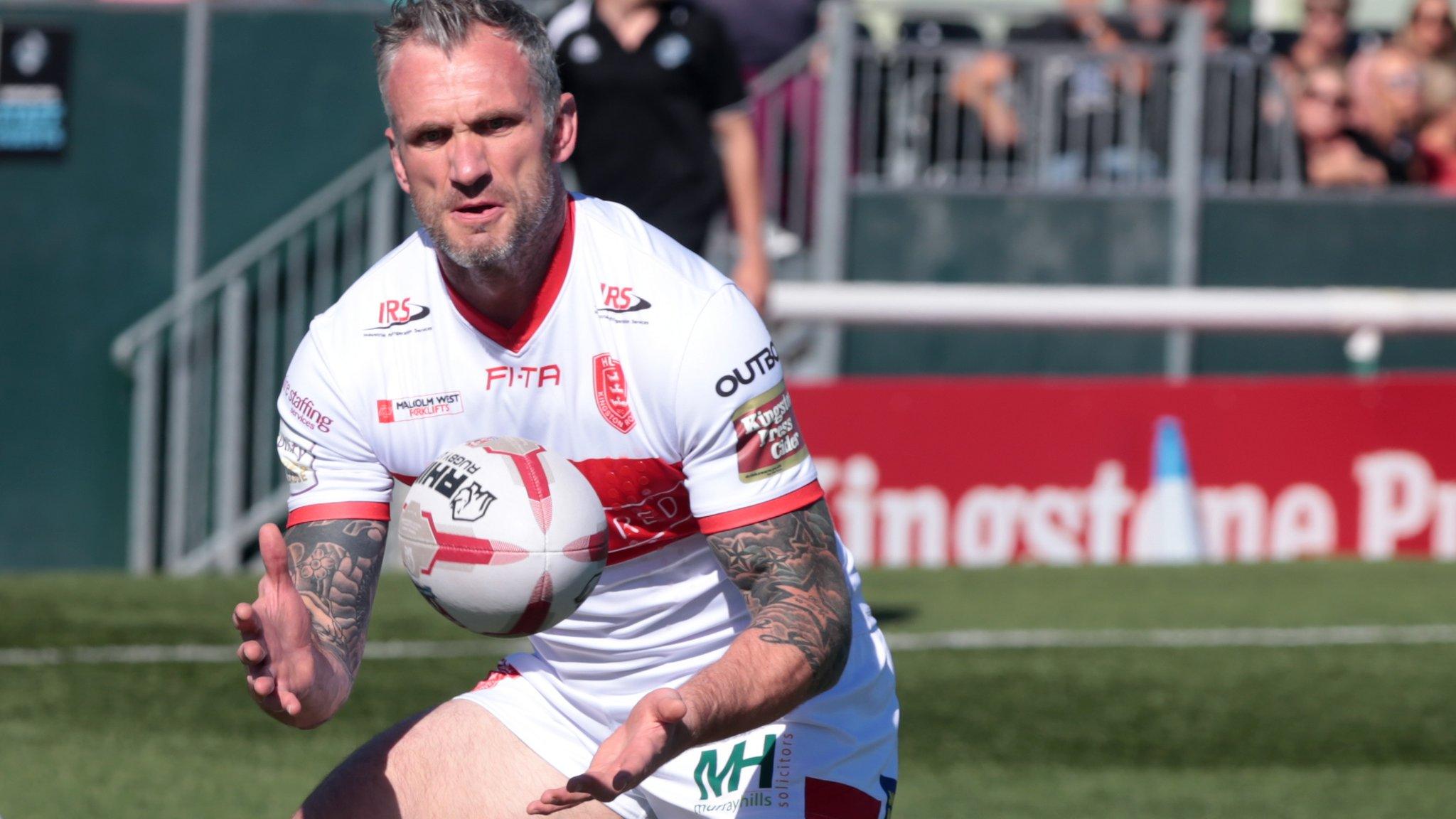 Jamie Peacock in action for Hull KR