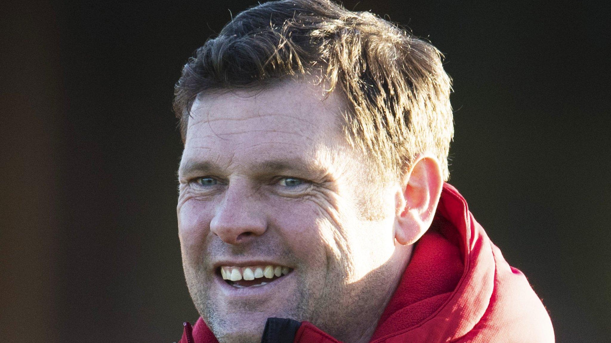 Graeme Murty surveys Rangers training