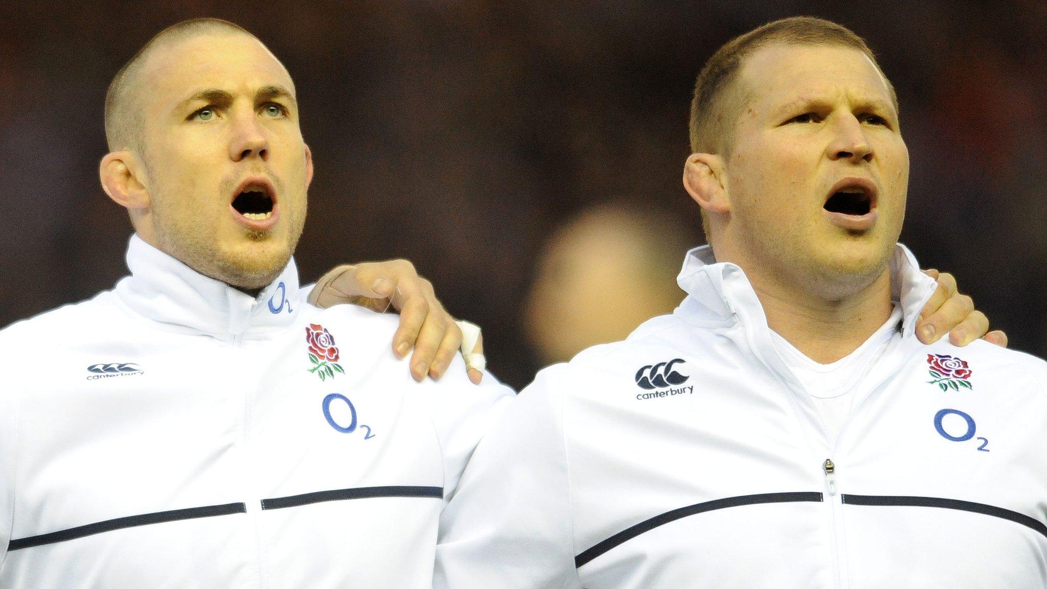 Mike Brown and Dylan Hartley