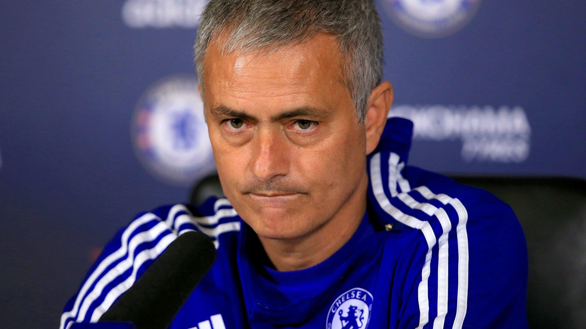 Chelsea manager Jose Mourinho