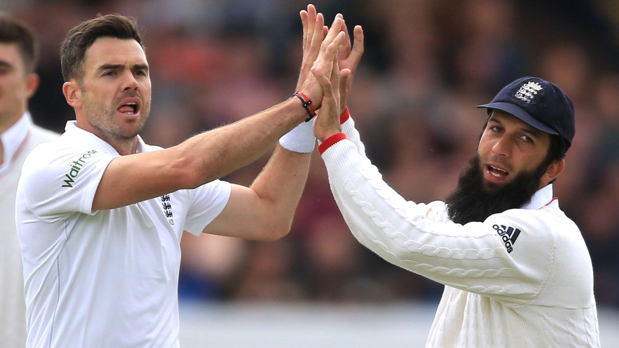 James Anderson and Moeen Ali