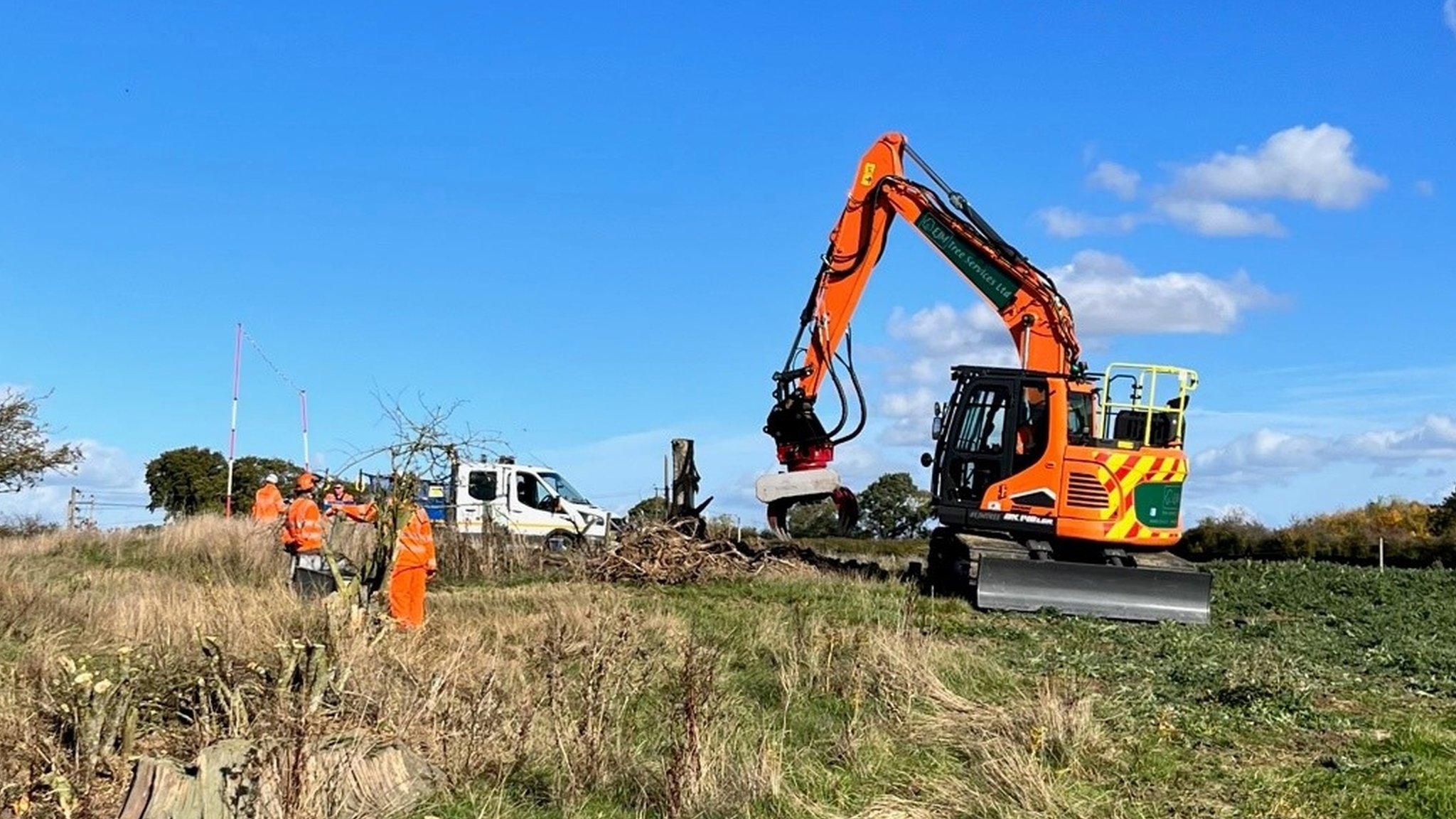 Eynsham park and ride work begins