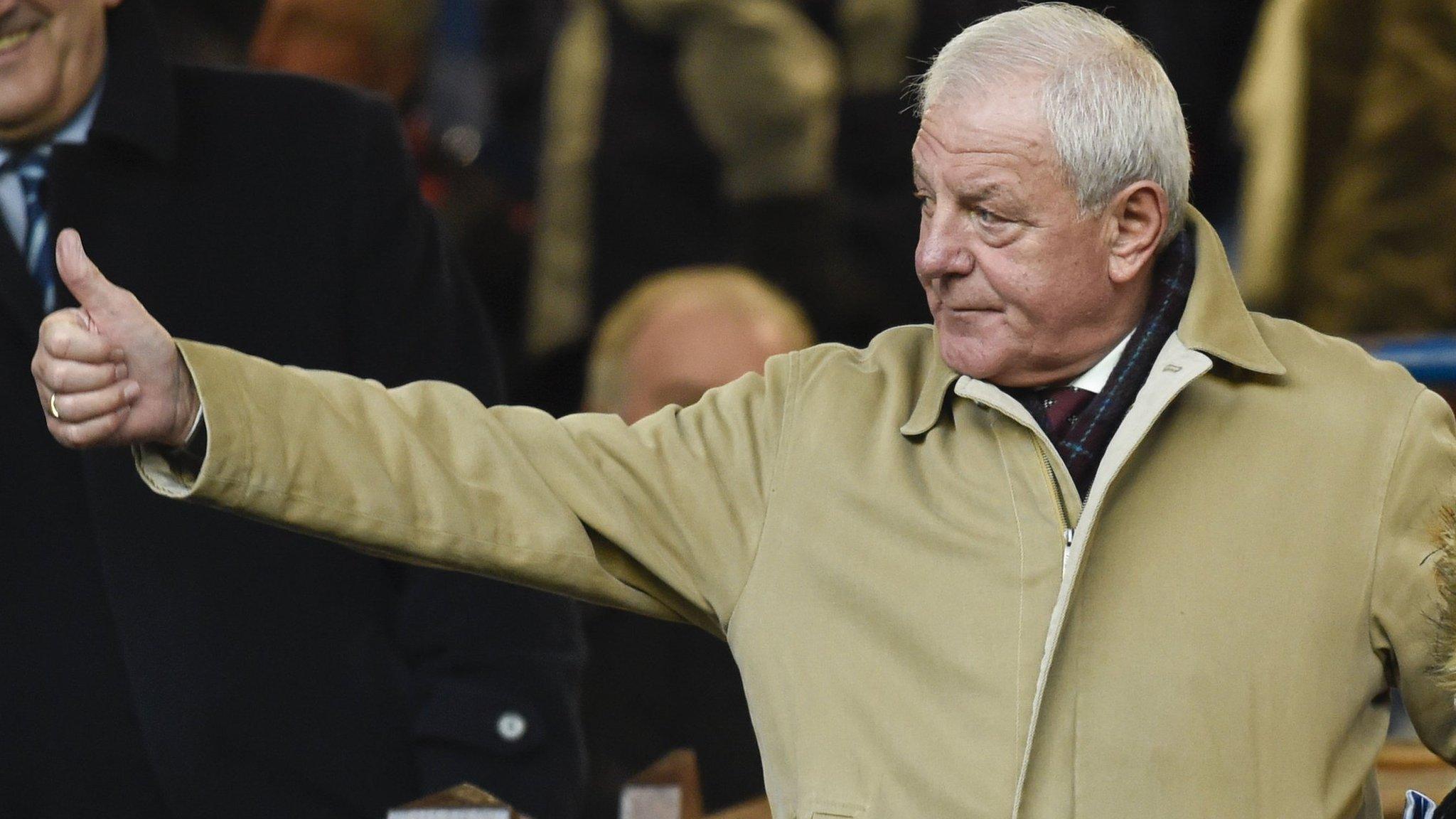 Walter Smith attends a recent Rangers match at Ibrox