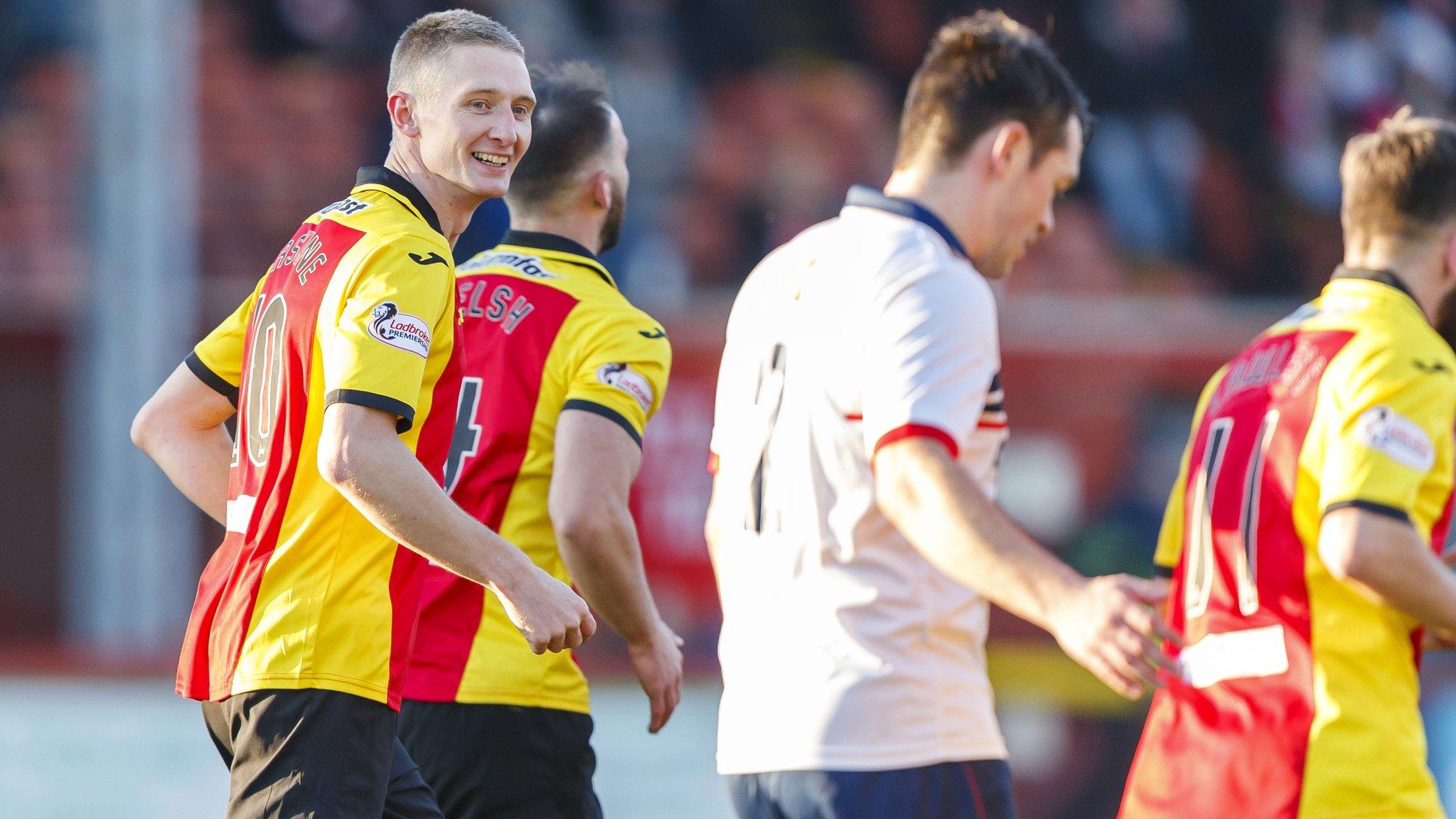 Partick Thistle celebrate