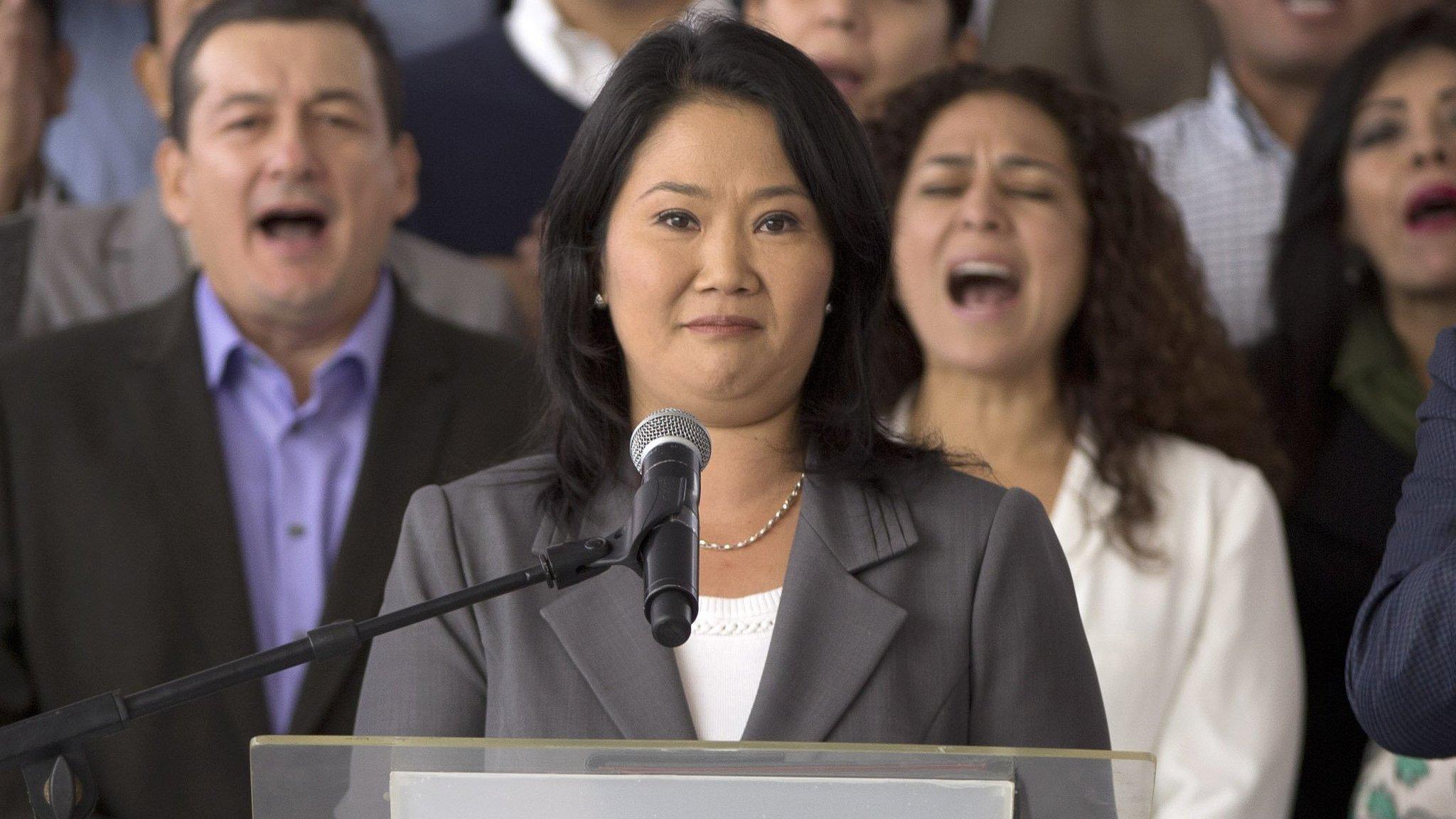 Keiko Fujimori concedes in presidential election in Lima, Peru, Friday, June 10, 2016