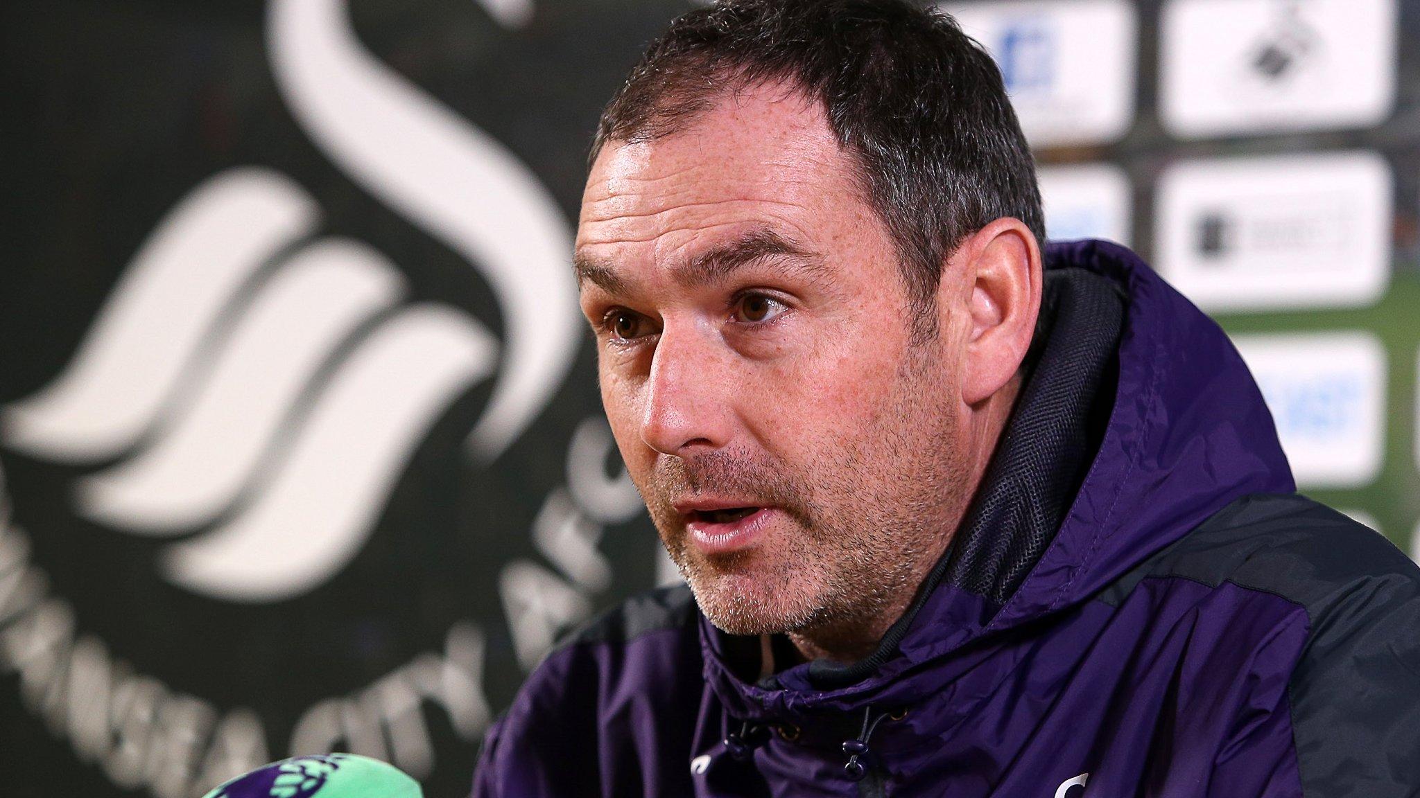 Swansea City manager Paul Clement