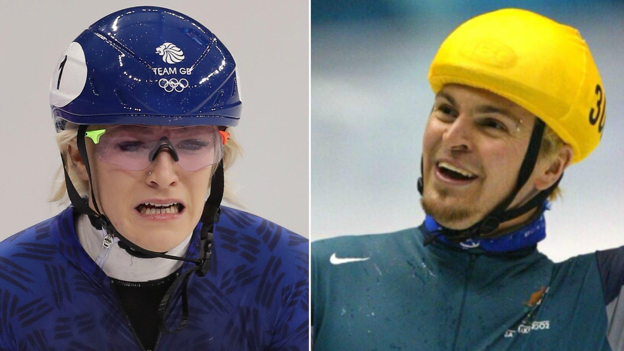 Elise Christie and Steven Bradbury