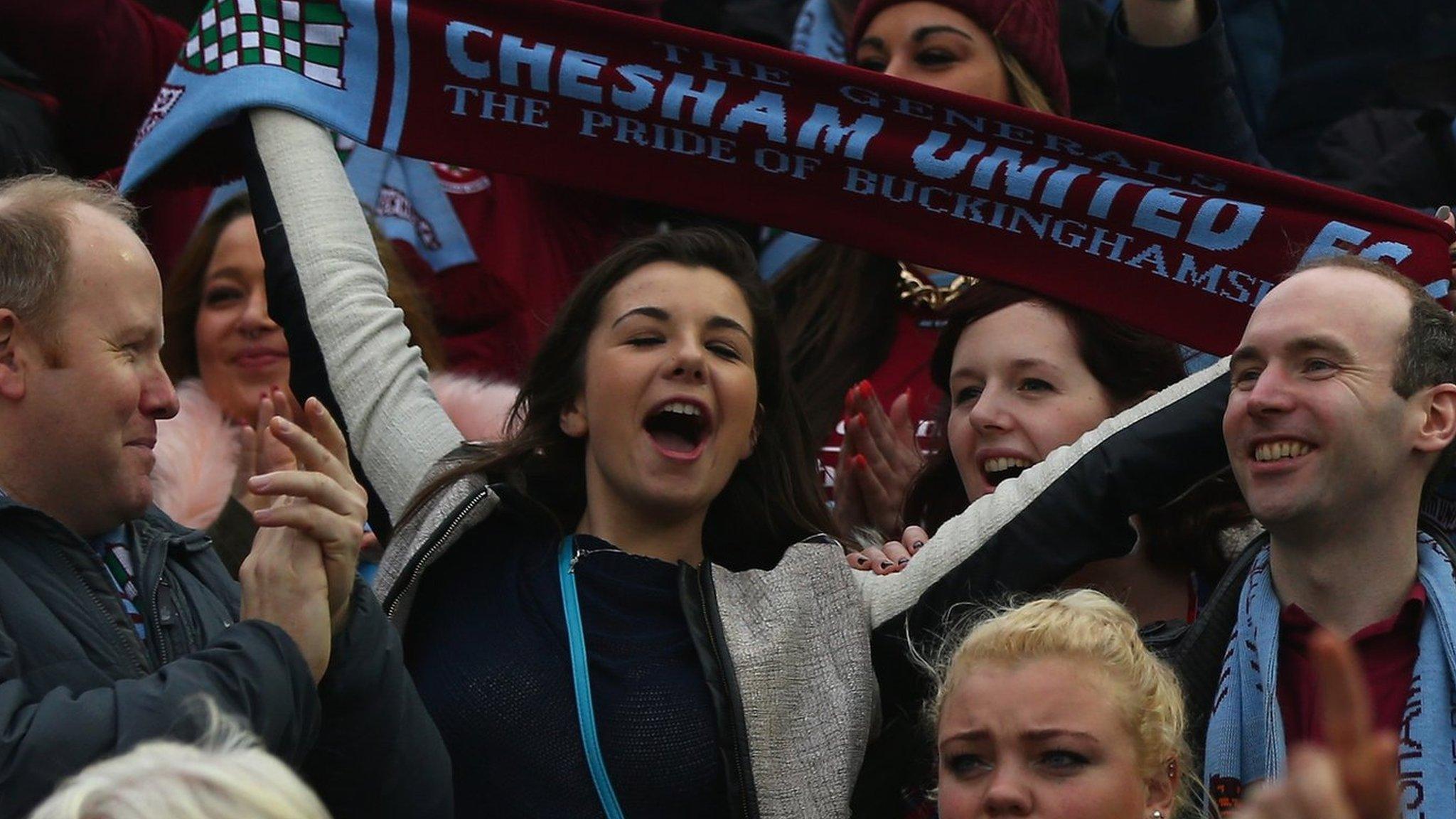 Supporters of Chesham United