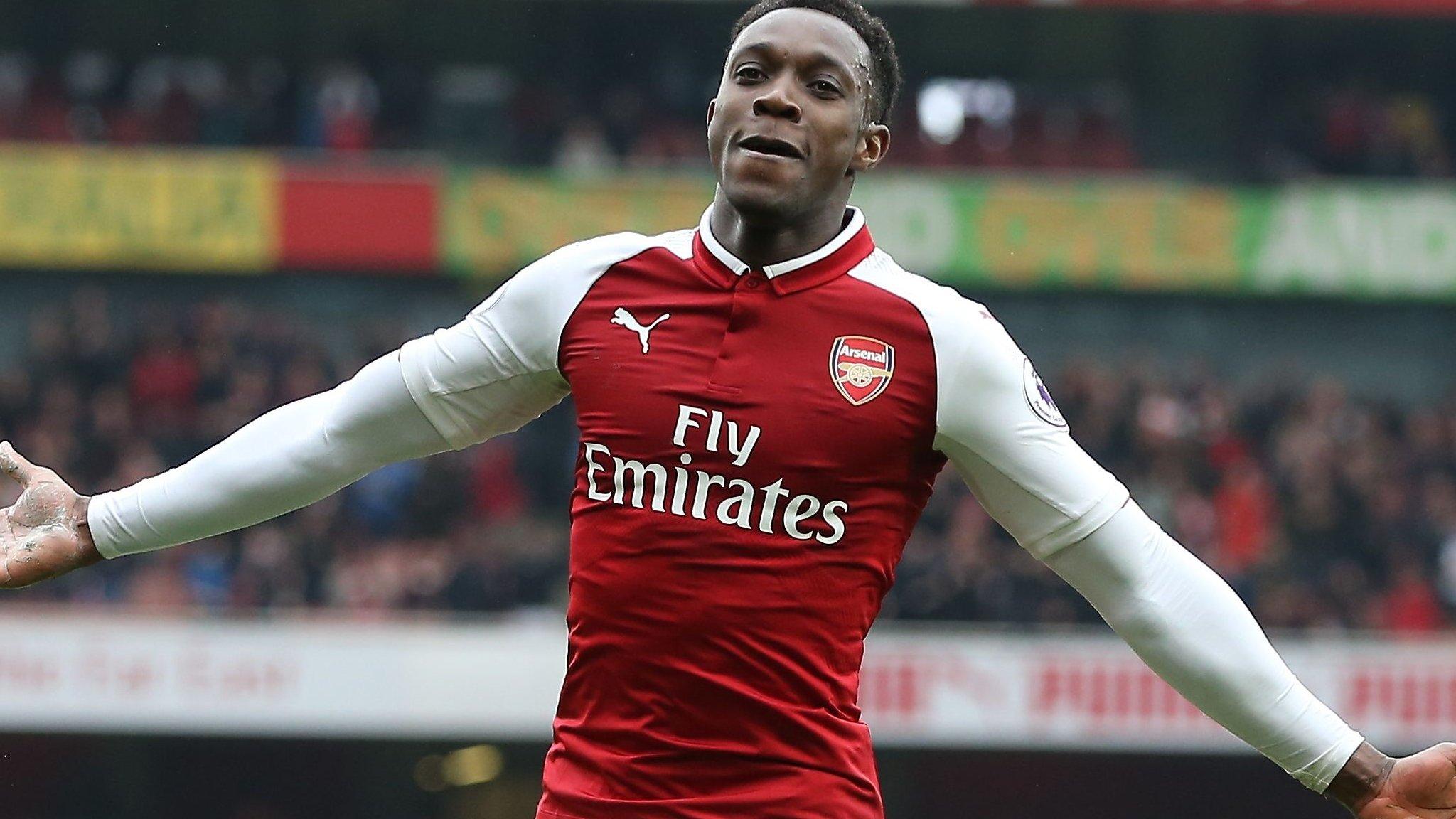 Danny Welbeck celebrates