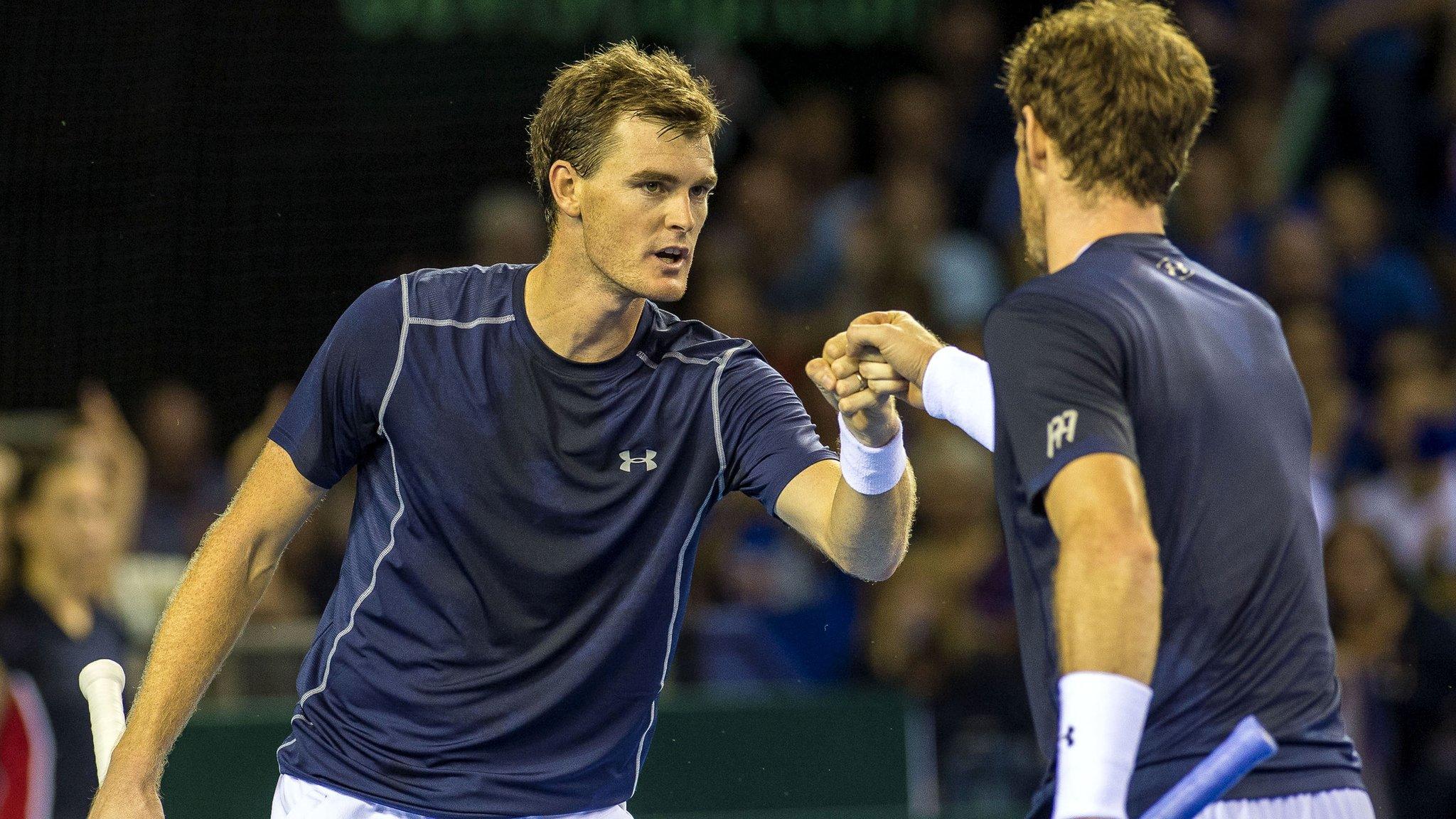 Jamie and Andy Murray have never lost a Davis Cup doubles rubber