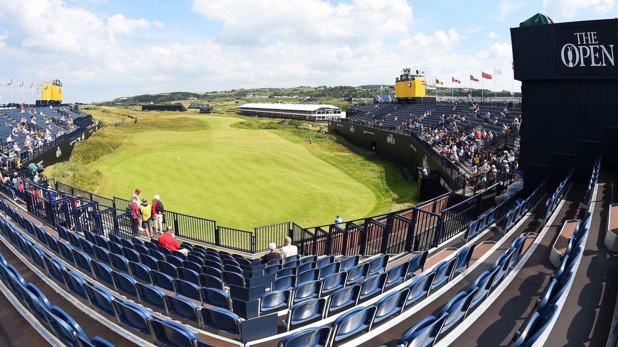 18th green at Royal Portrush