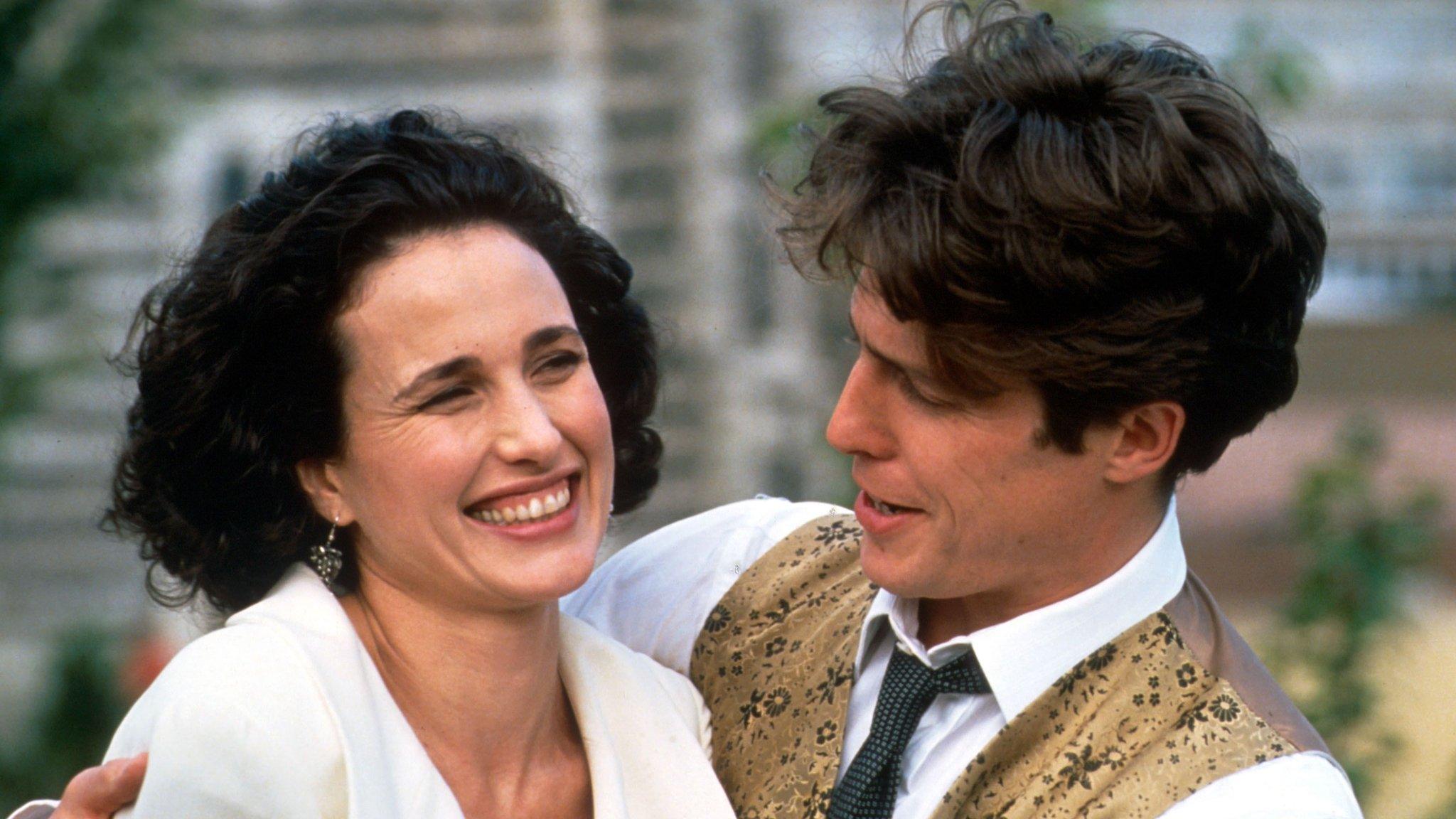 Andie MacDowell and Hugh Grant