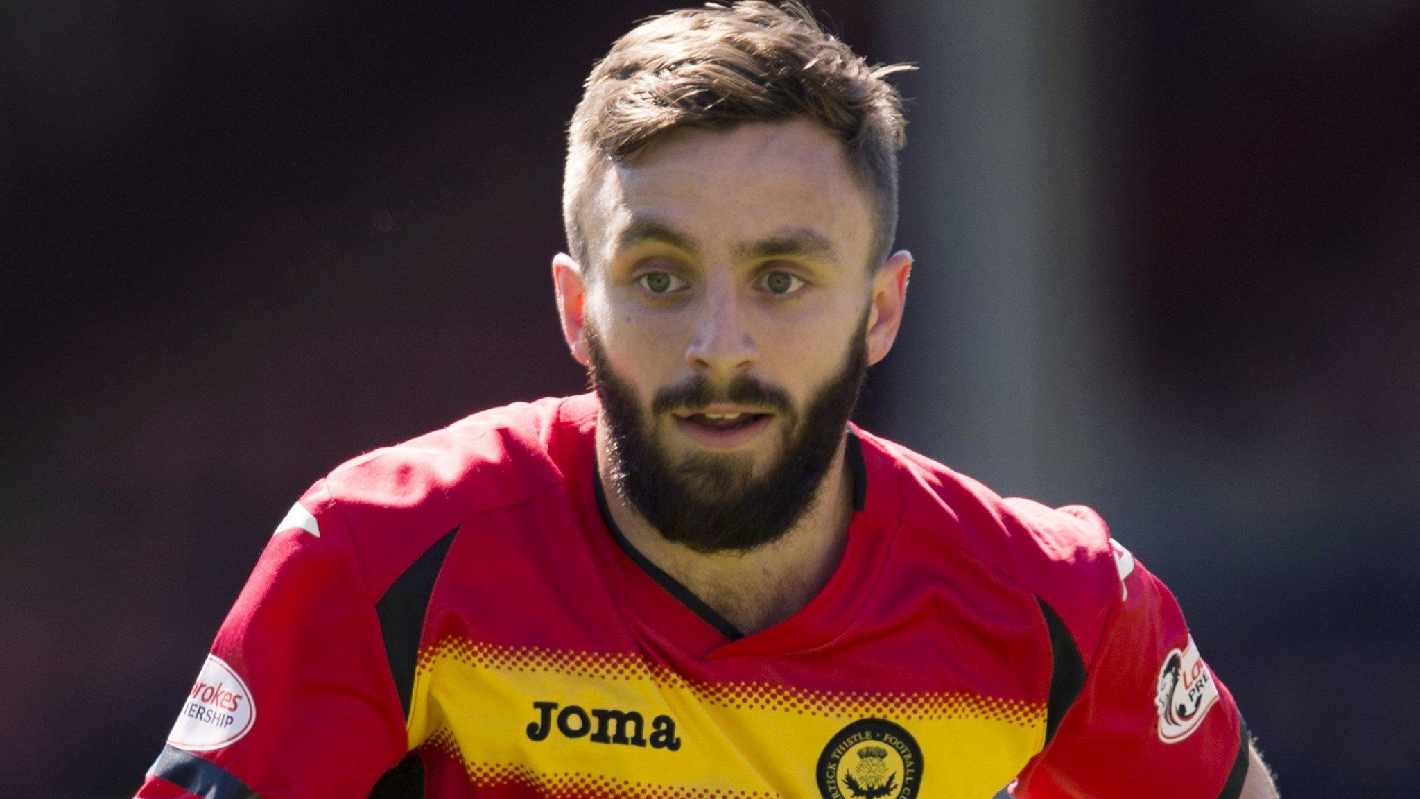 Partick Thistle midfielder Steven Lawless