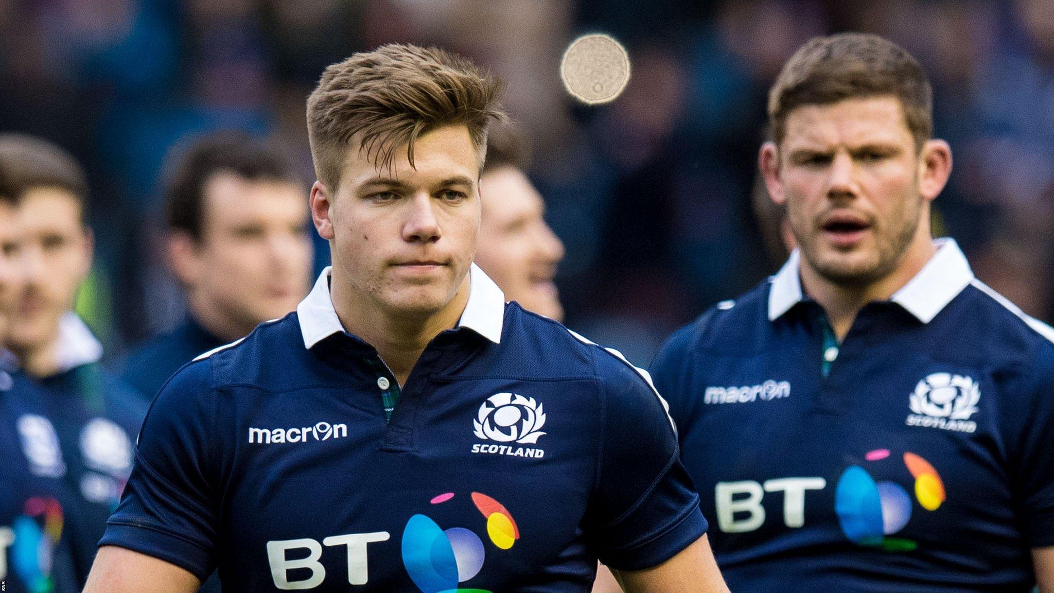 Scotland centre Huw Jones