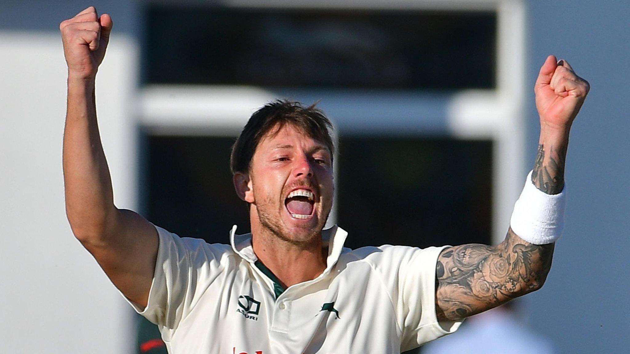 Nottinghamshire's Australia paceman James Pattinson took seven eight wickets in the match on his debut