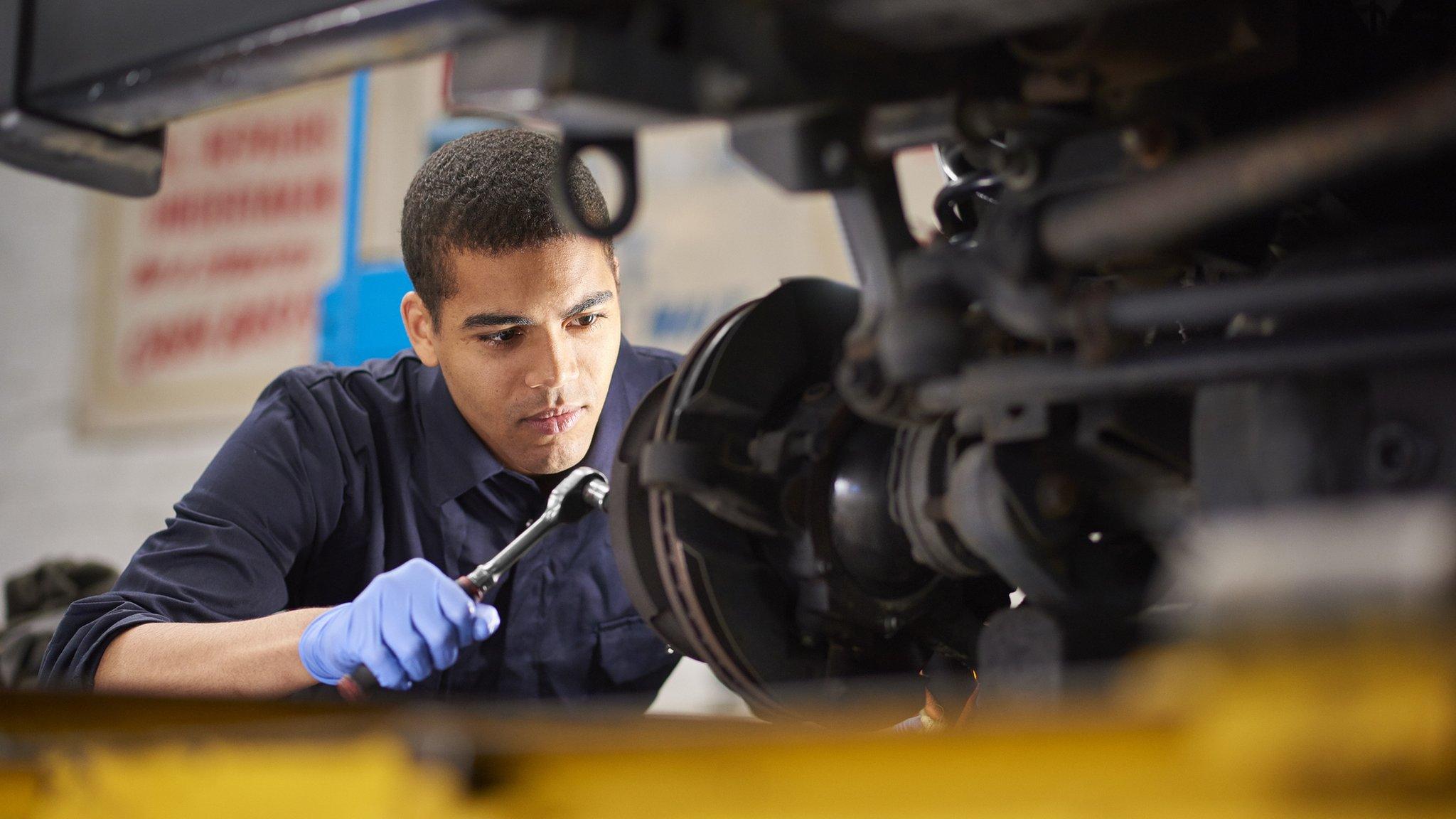 A student on a work placement