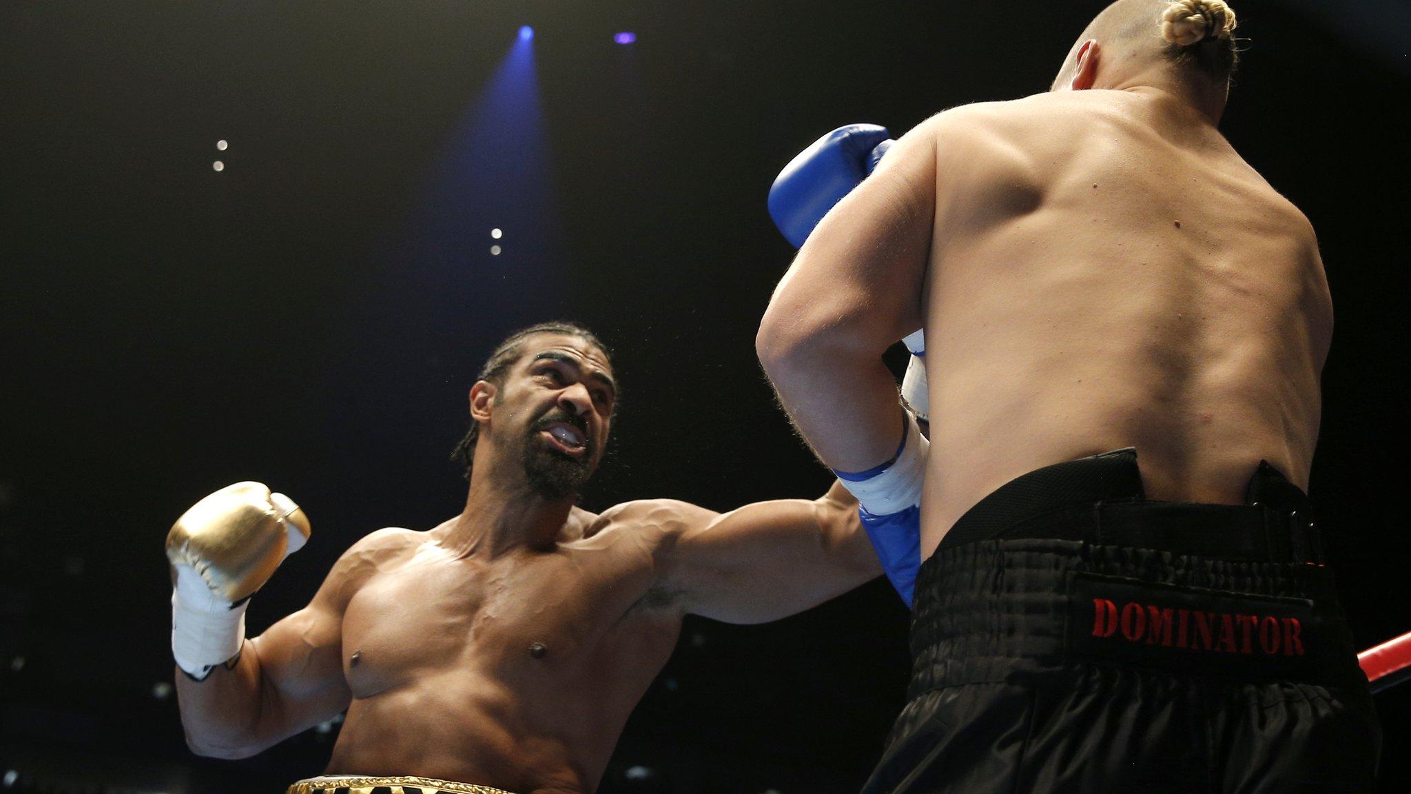 David Haye and Mark de Mori