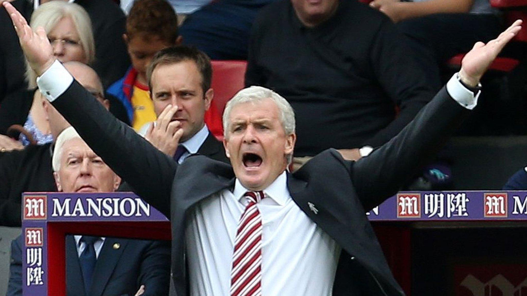 Stoke City manager Mark Hughes