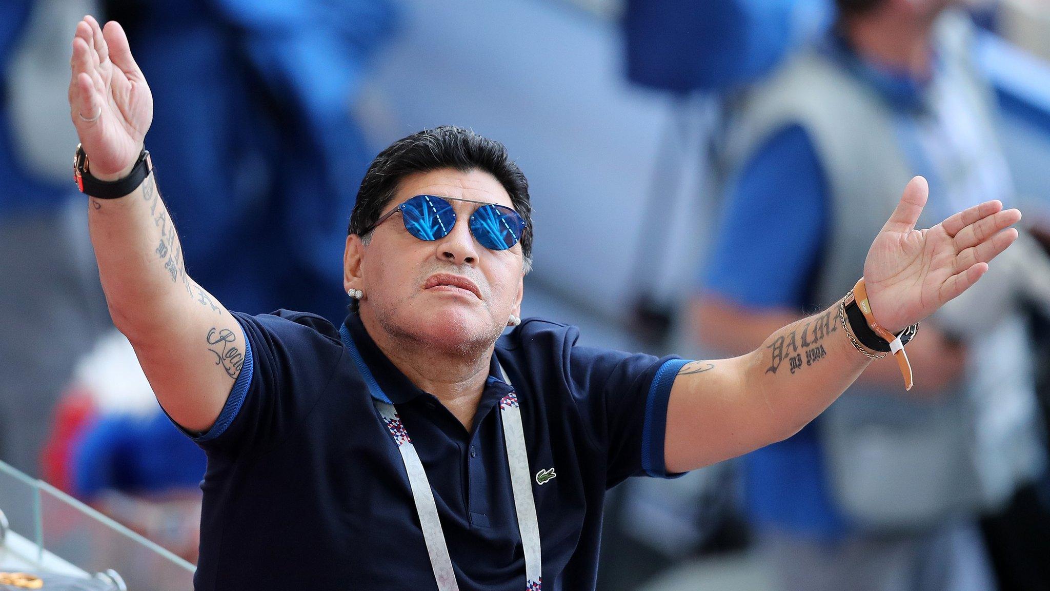 Argentina legend Diego Maradona