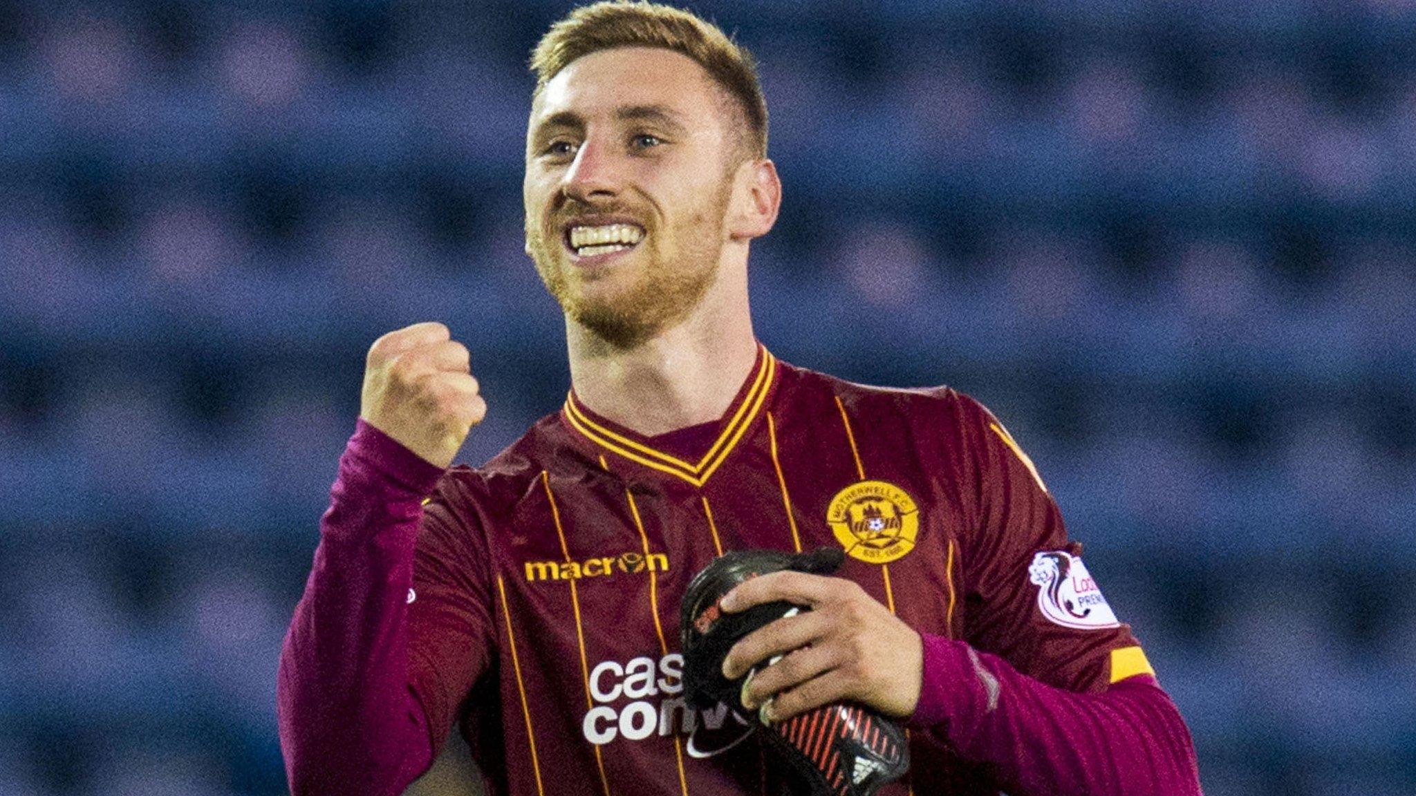 Motherwell striker Louis Moult